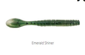 (DX)VINILO BERKLEY POWERBAIT PRO JIG WORM 7CM  EMERALD SHINER 3