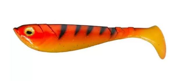 (DX)BERKLEY POWERBAIT PULSE SHAD 8CM ORANGE BLACK (4 unidades) 3