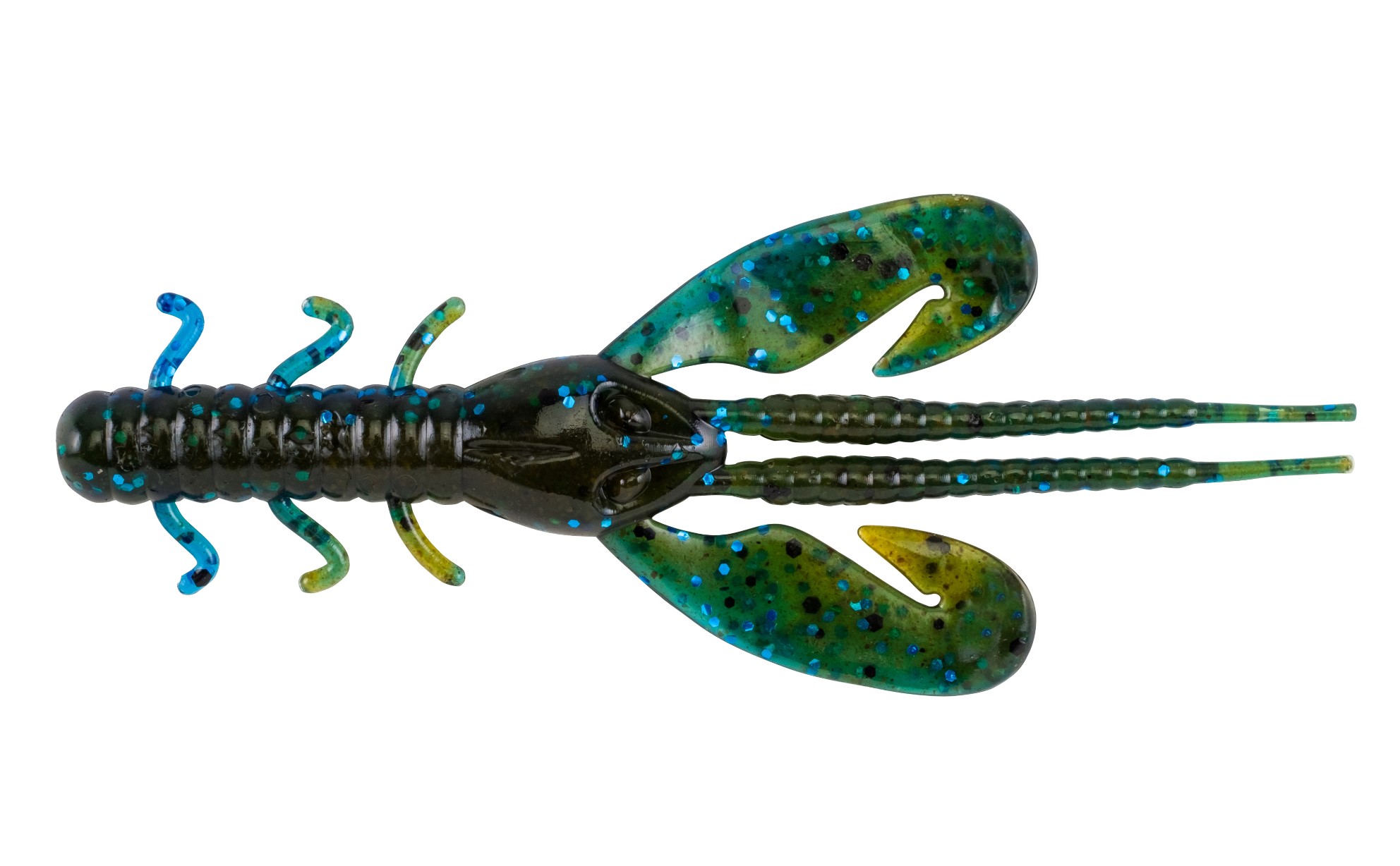 (DX)VINILO BERKLEY POWERBAIT ROCKET CRAW 10cm OKOCHOBEE CRAW (8 unidades)