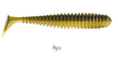 (DX)VINILO BERKLEY POWERBAIT POWERSWIMMER 7CM AYU (8 unidades) 3