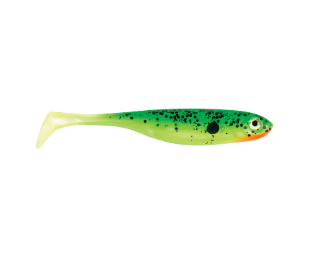 (DX)VINILO BERKLEY POWERBAIT Sneakshad HOT FIRETIGER 7.5cm (4 unidades) 3