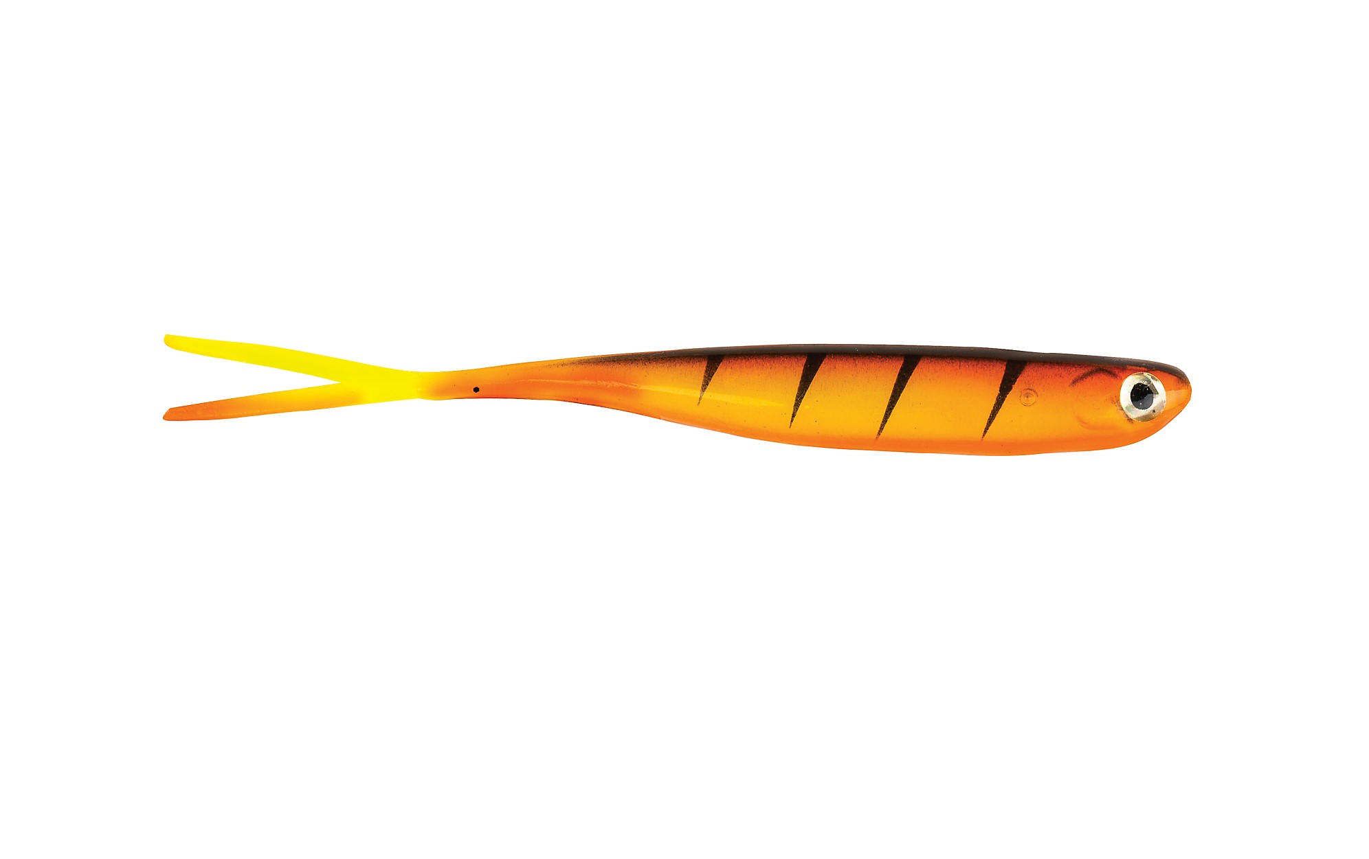 (DX)VINILO BERKLEY POWERBAIT Sneakminnow Hot Yellow Perch 7.5cm (6 unidades 3