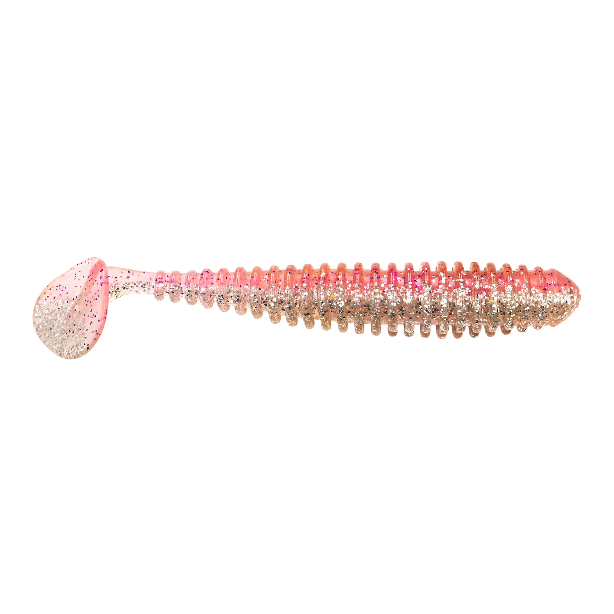 (DX)BERKLEY POWERBAIT POWER SWIMMER SOFT Cotton Candy 8.5cm (8 unidades) 2