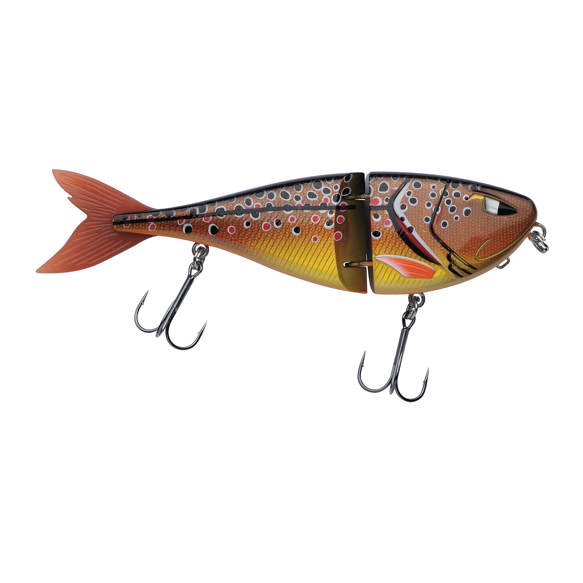 (DX)BERKLEY ZILLA JOINTED GLIDER 135 Brown Trout 3