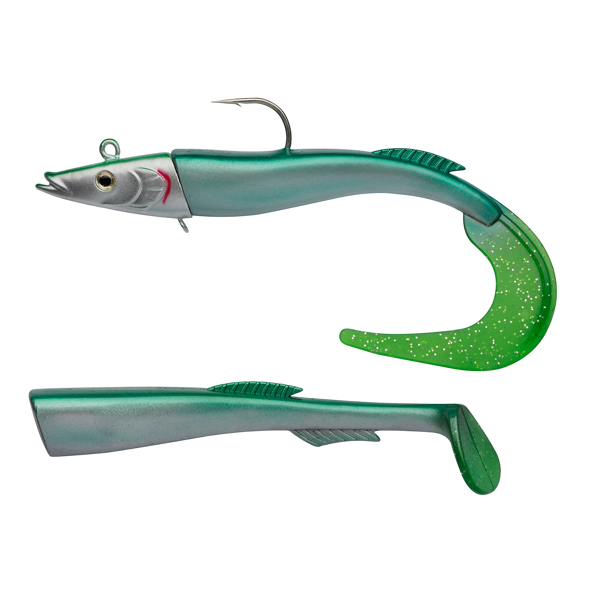 BERKLEY POWERBAIT POWER SANDEEL 17cm - 65gr Ayu Green 3