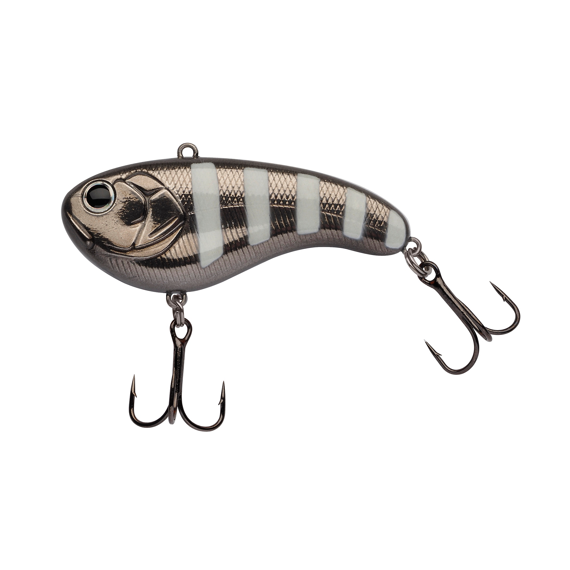(DX)BERKLEY FLATT SHAD NATURAL SHINER FS-066-XH-GZB GLOWZEBRA