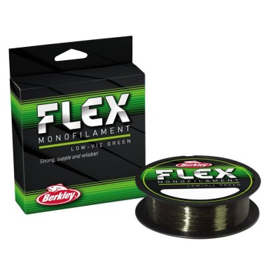 NYLON BERKLEY FLEX MONO 300m 0.18 2.55KG LOW VIZ GREEN