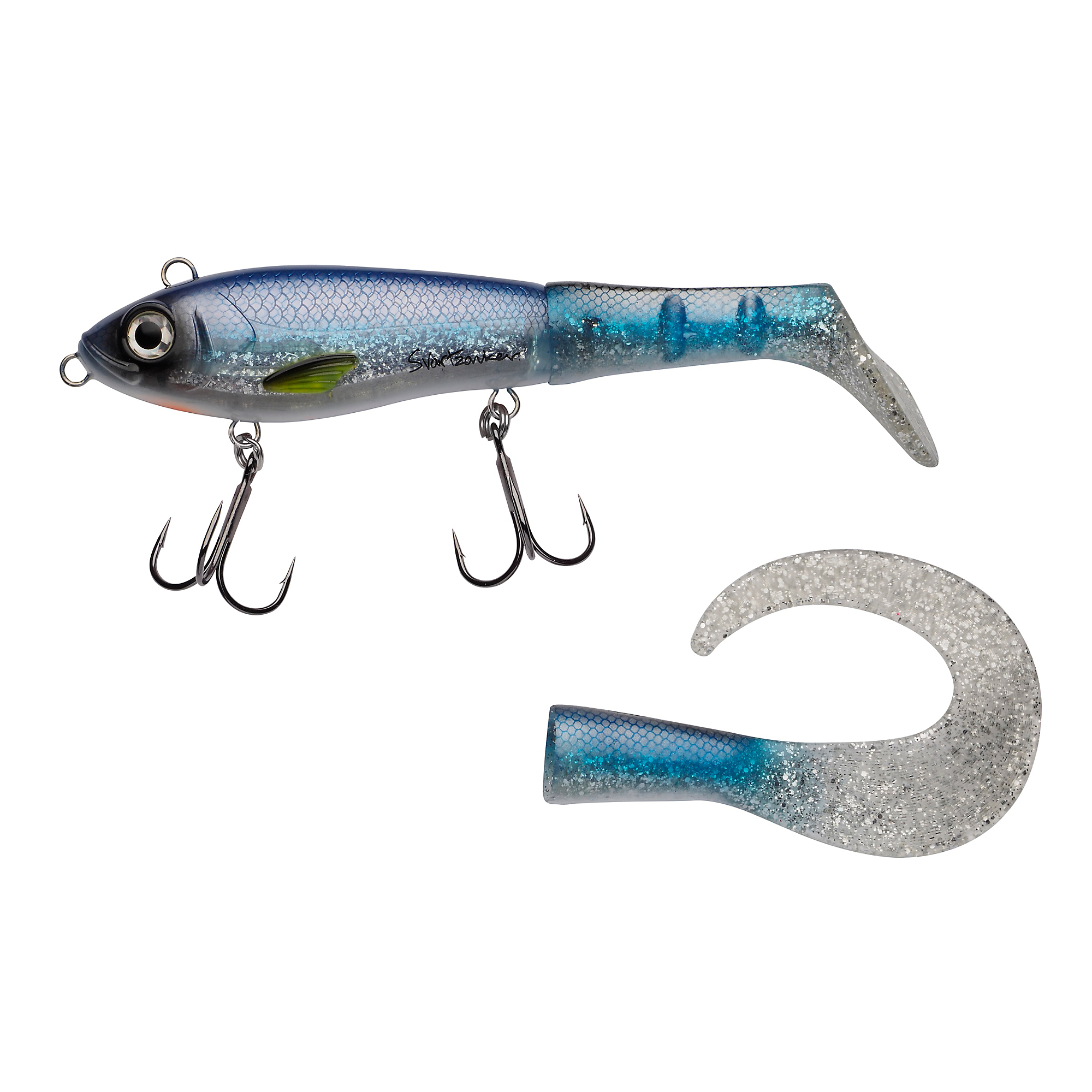 (DX)ABU GARCIA SVZ McHybrid 165 Blue Silver 3