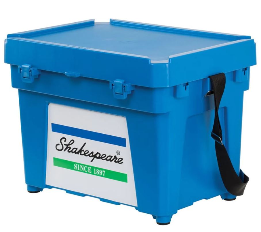 CAJON SHAKESPEARE SEATBOX BLUE (Con bandeja y correa) 2