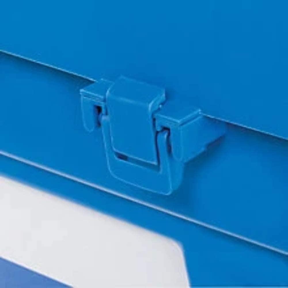 CAJON SHAKESPEARE SEATBOX BLUE (Con bandeja y correa) 5