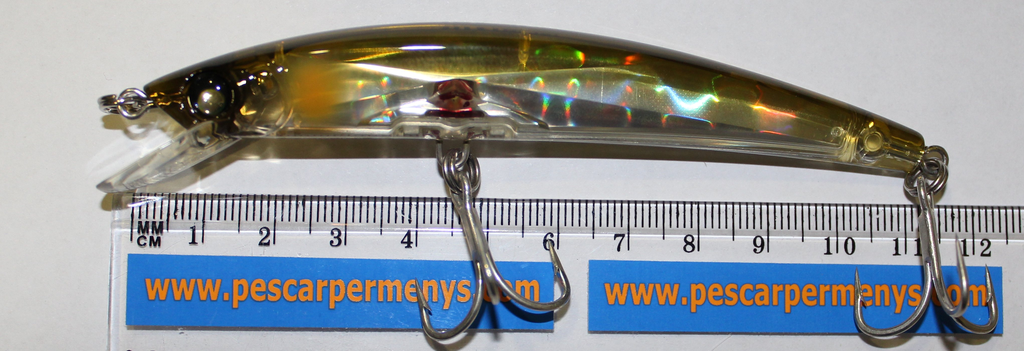 (DX)YO-ZURI CRYSTAL 3D MINNOW 110F F977-HAY