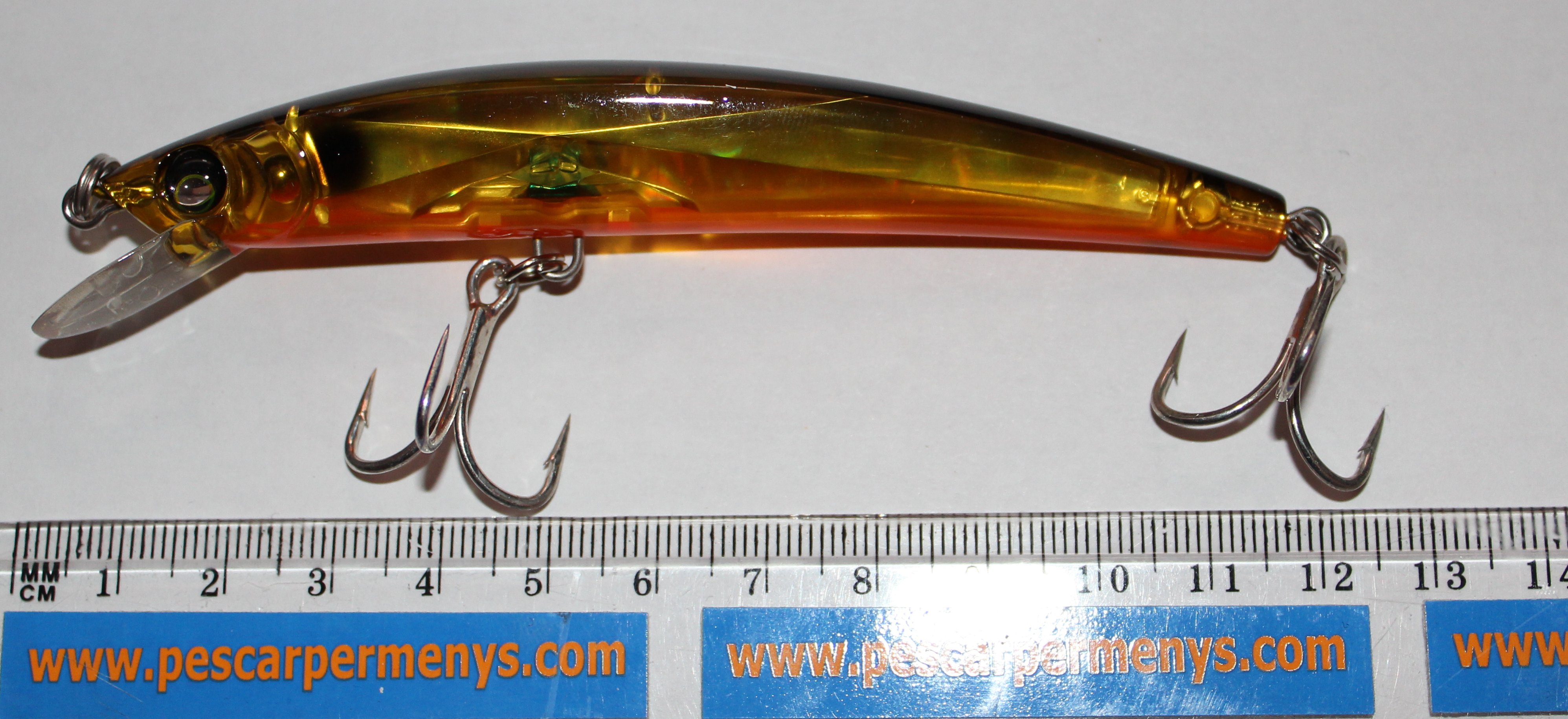 (DX)YO-ZURI CRYSTAL 3D MINNOW 110F F977-HGBL