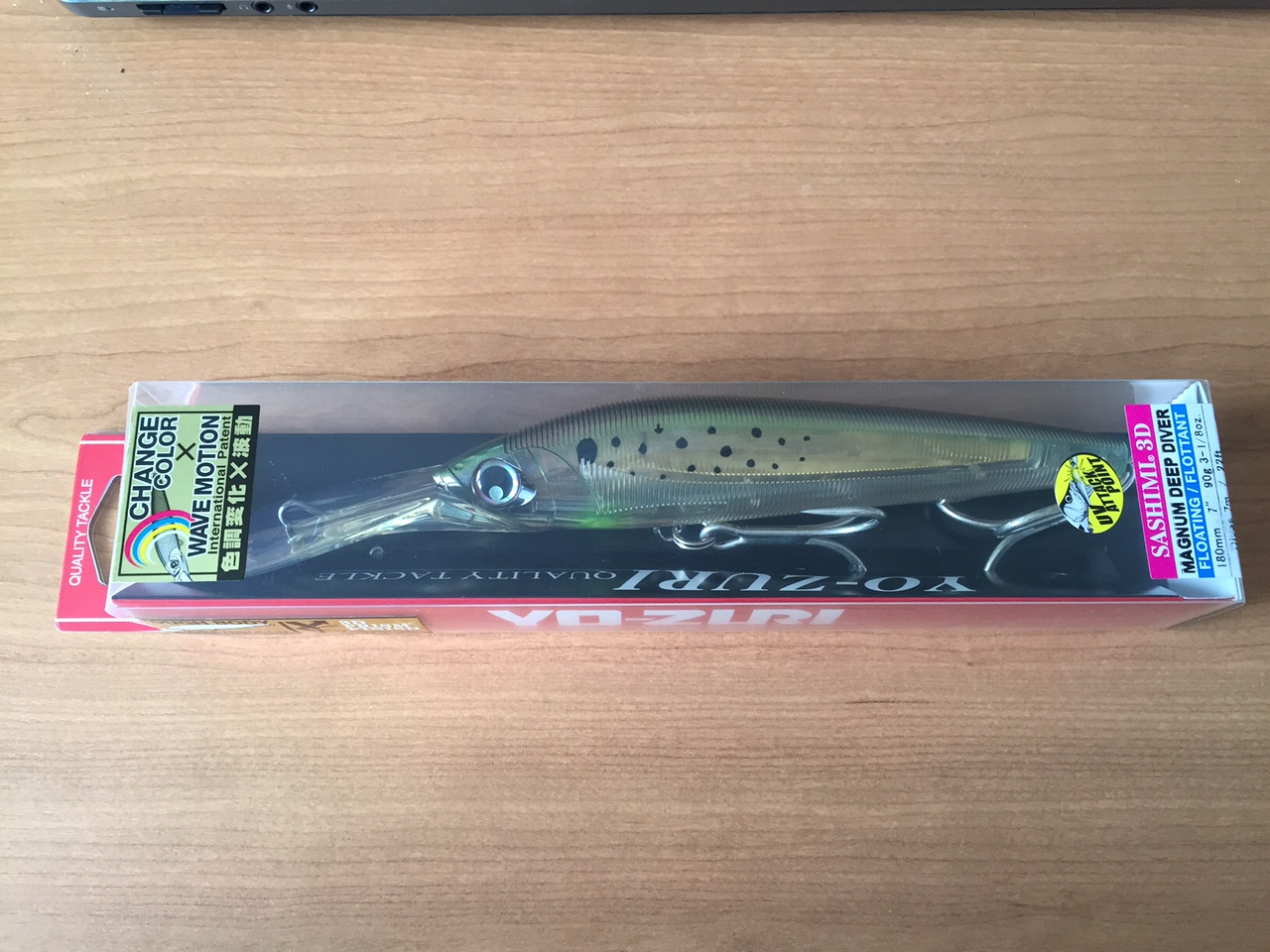 (DX)YO-ZURI SASHIMI 3D MAGNUM DEEP DIVER F180 R1073-CPBK 2