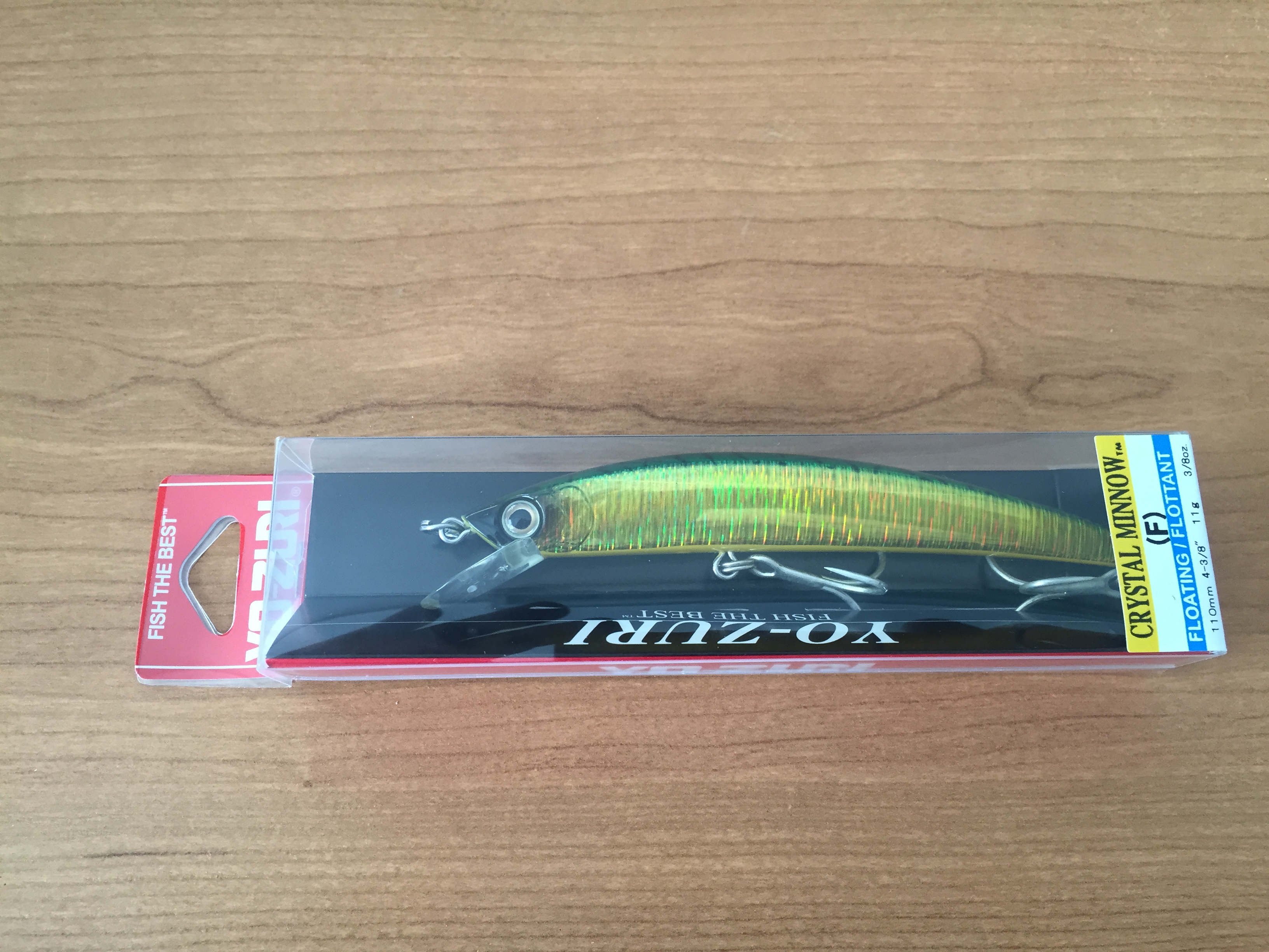 (DX)YO-ZURI CRYSTAL HOLO MINNOW 110F F1003-C27