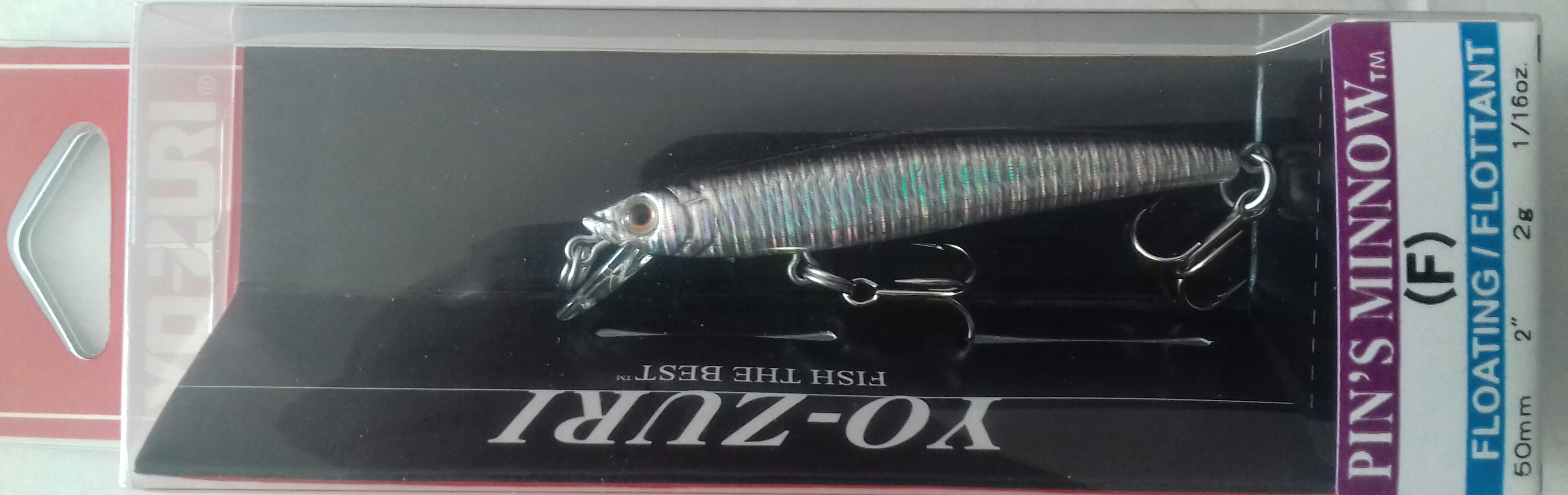 (DX)YO-ZURI PINS MINNOW HOLO 50F F1014-BL
