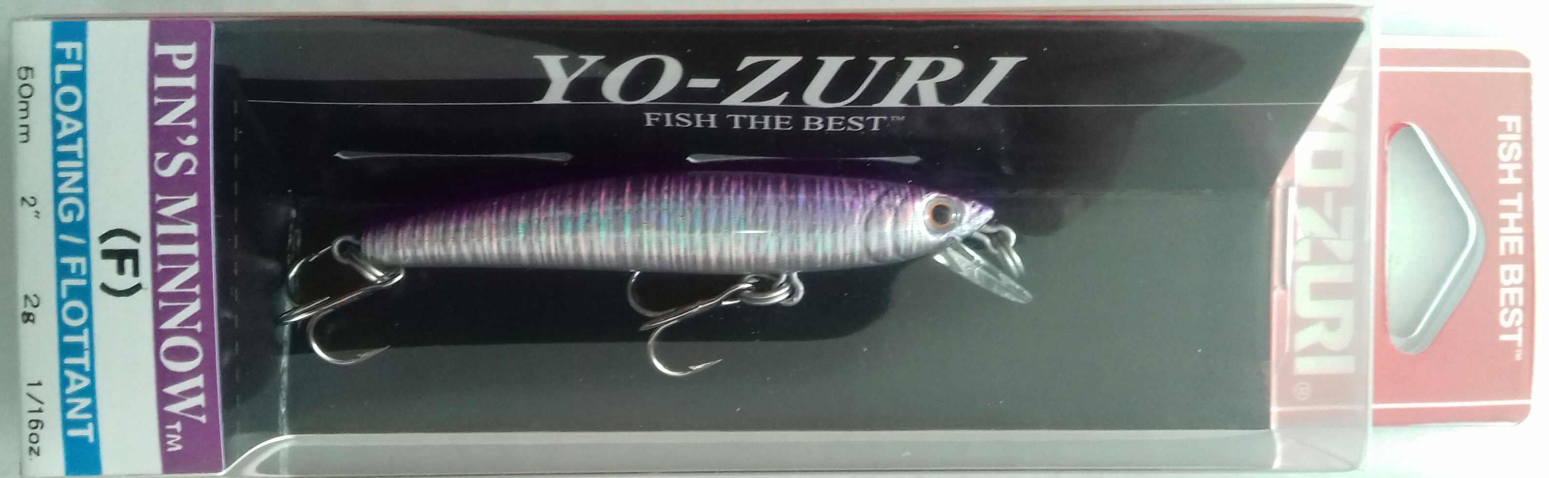 (DX)YO-ZURI PINS MINNOW HOLO 50F F1014-M114 3