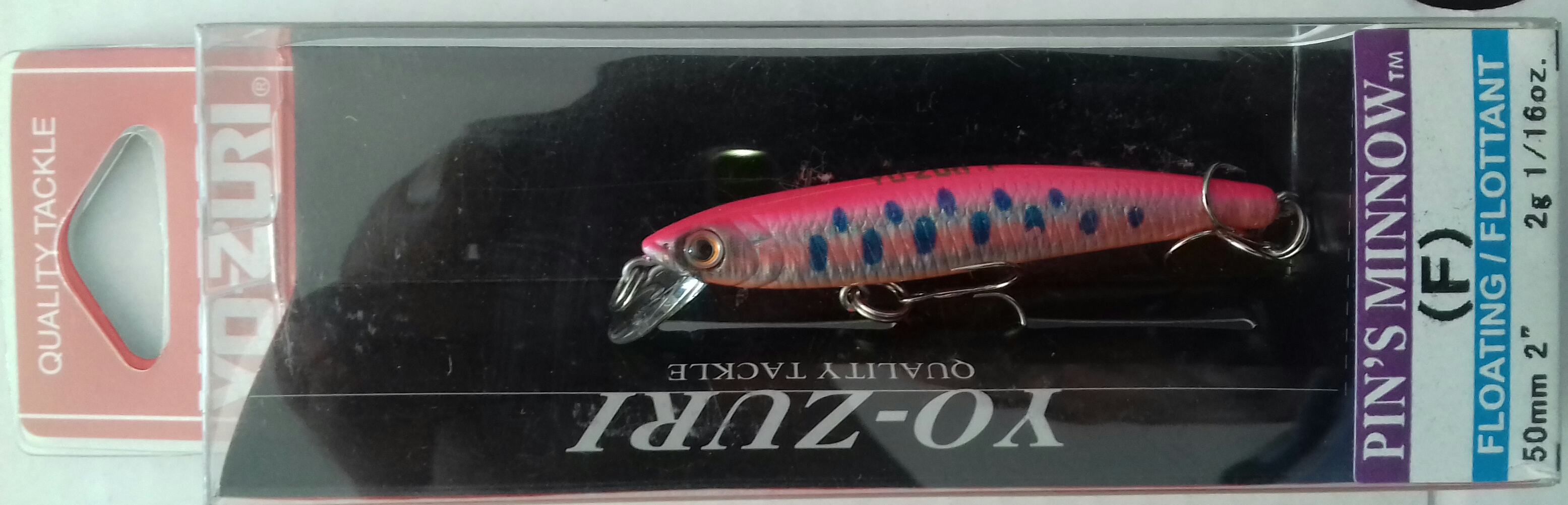 (DX)YO-ZURI PINS MINNOW HOLO 50F F1014-SHPY 3