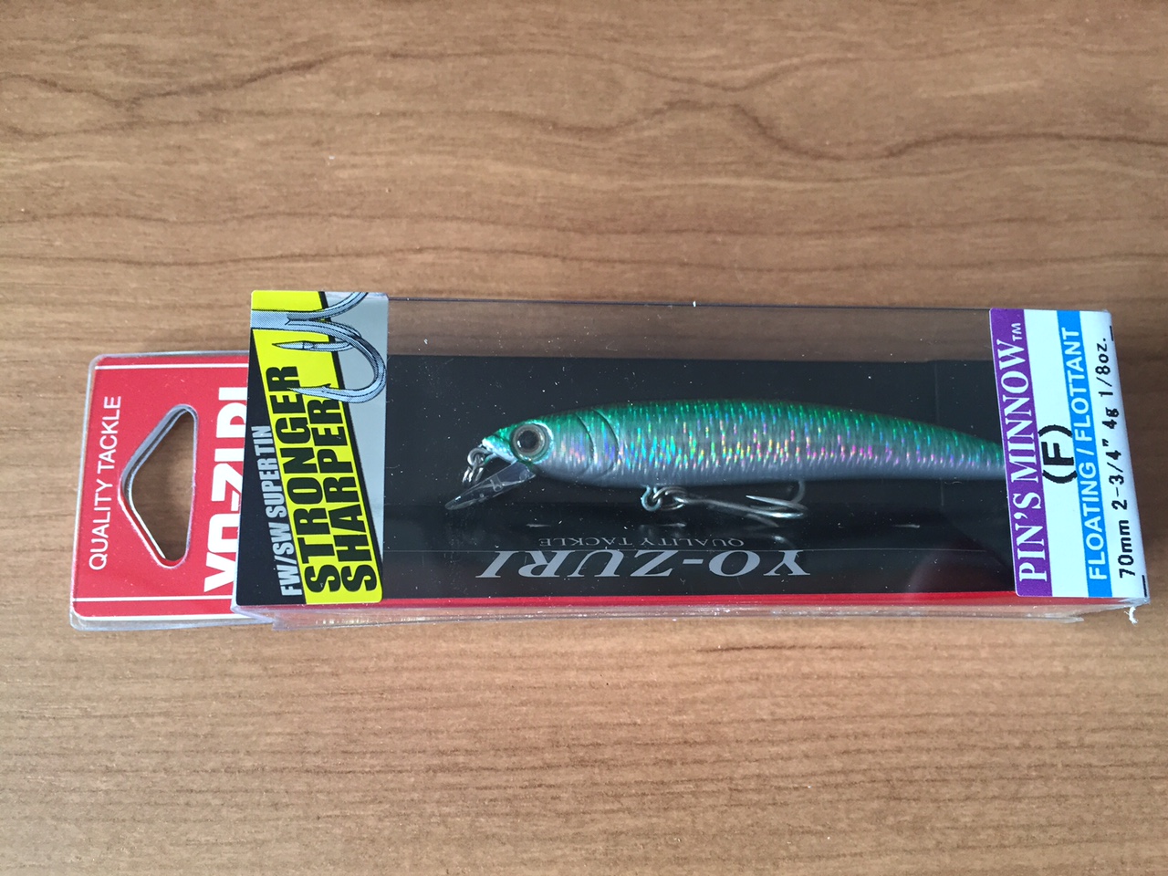 (DX)YO-ZURI PINS MINNOW HOLO 70F F1015-M 3
