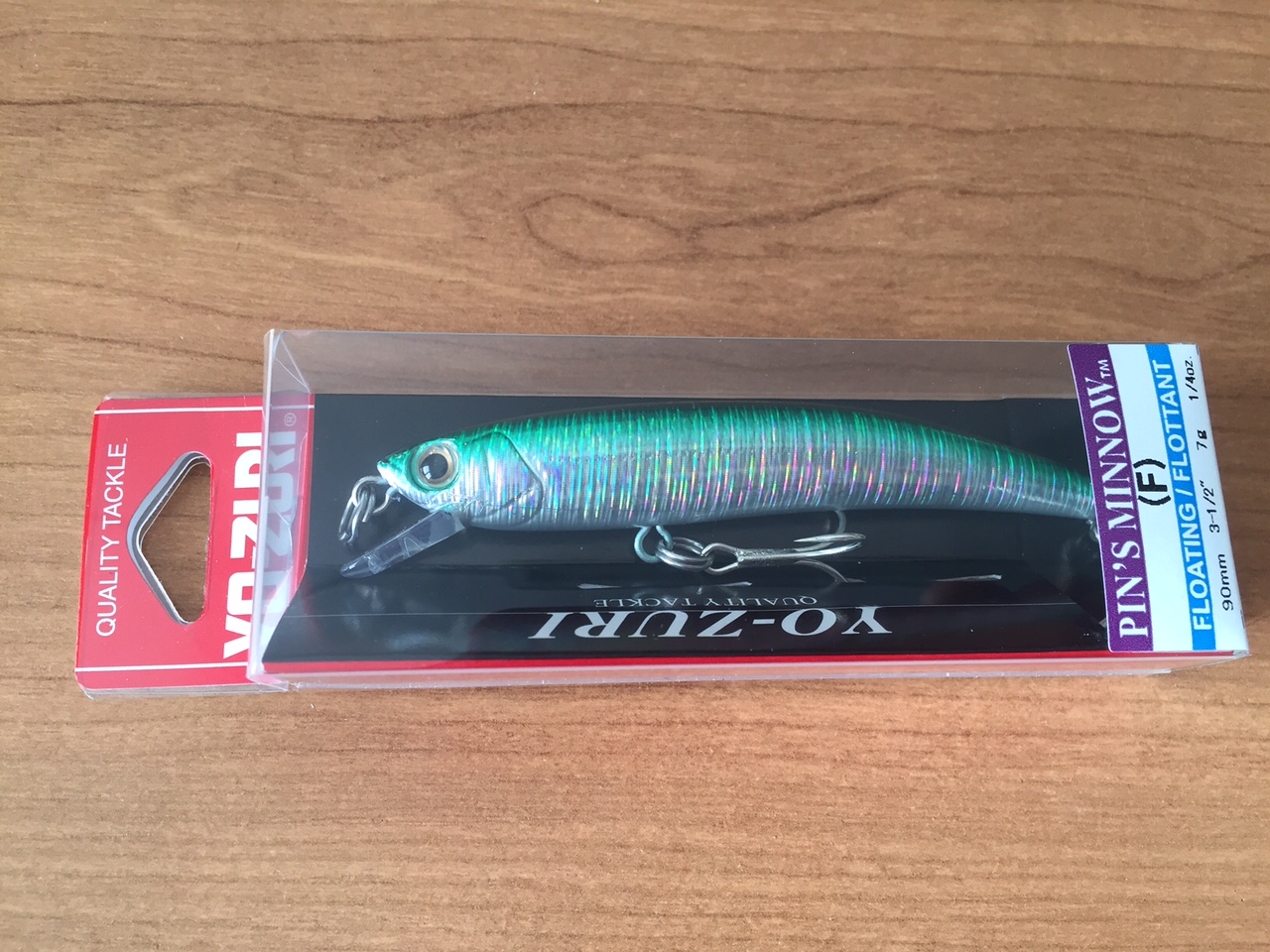 (DX)YO-ZURI PINS MINNOW HOLO 90F F1016-M