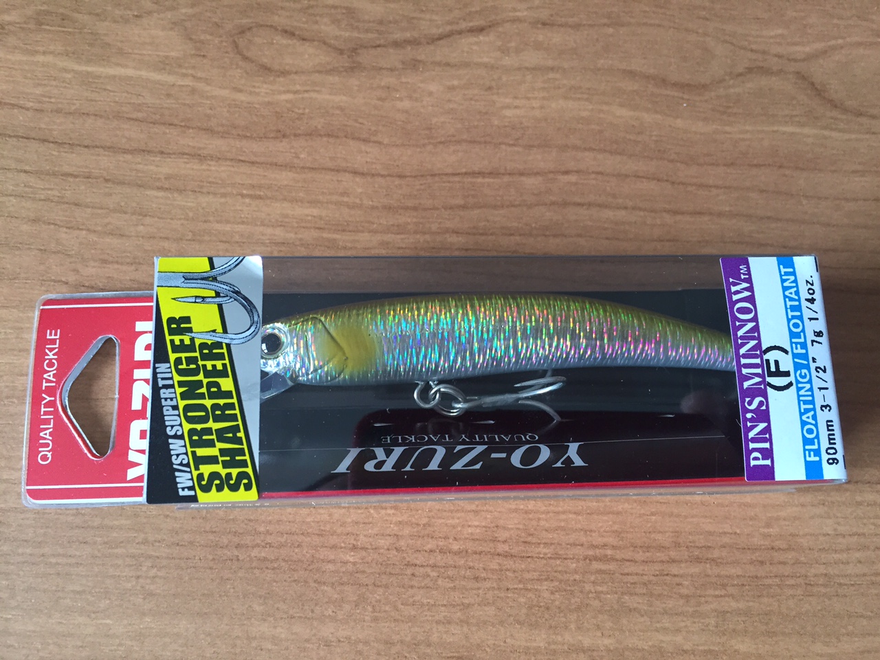 (DX)YO-ZURI PINS MINNOW HOLO 90F F1016-M44