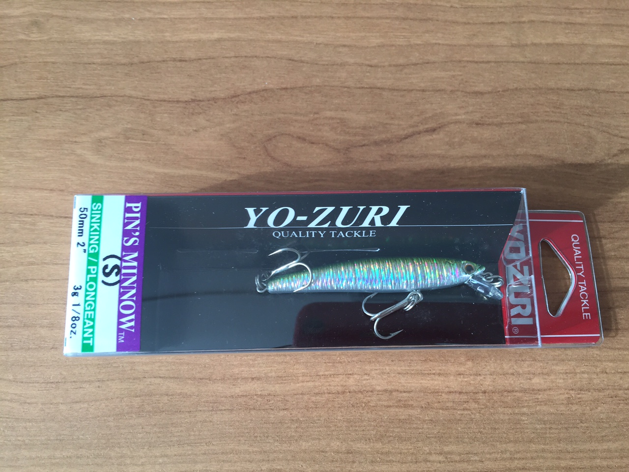 (DX)YO-ZURI PINS MINNOW HOLO 50S F1017-M176 2