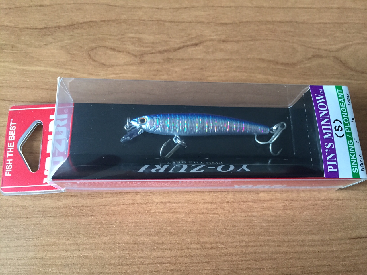 (DX)YO-ZURI PINS MINNOW HOLO 50S F1017-M177