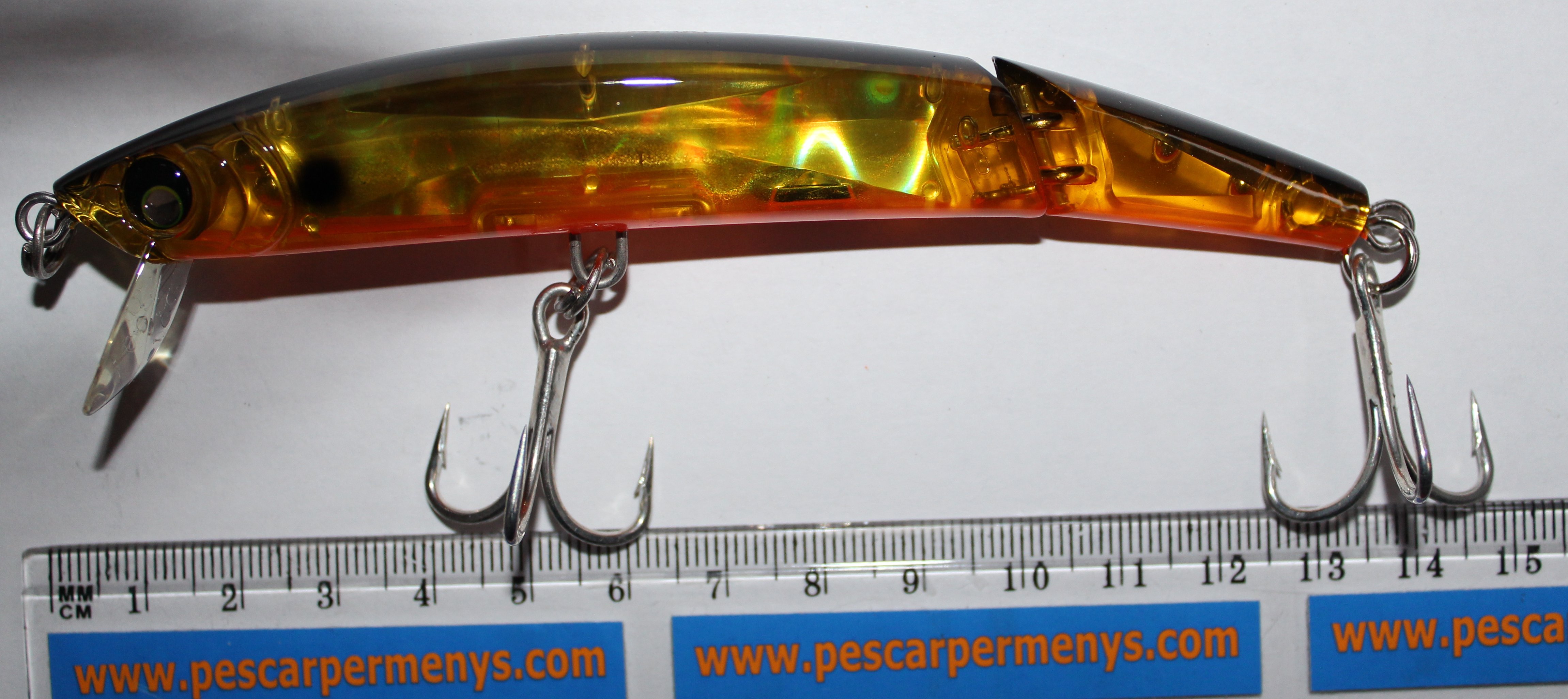 (DX)YO-ZURI CRYSTAL 3D MINNOW JOINTED F130 F1051-HGBL 3