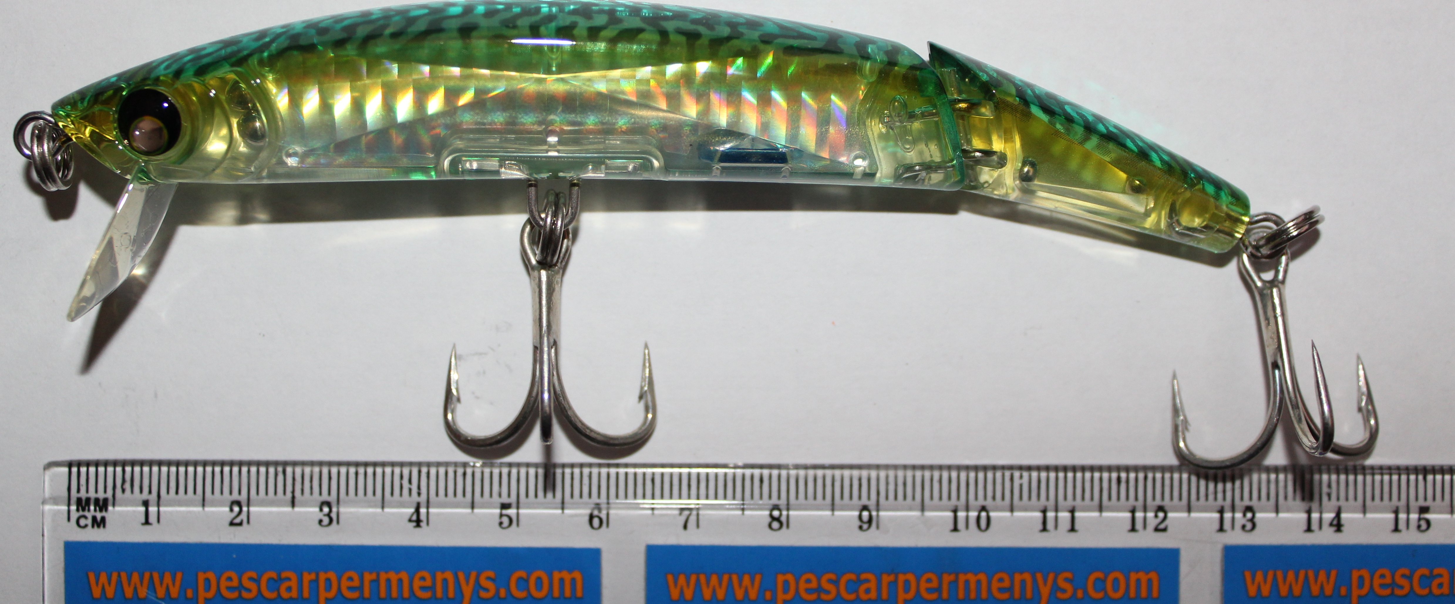 (DX)YO-ZURI CRYSTAL 3D MINNOW JOINTED F130 F1051-HGM 3