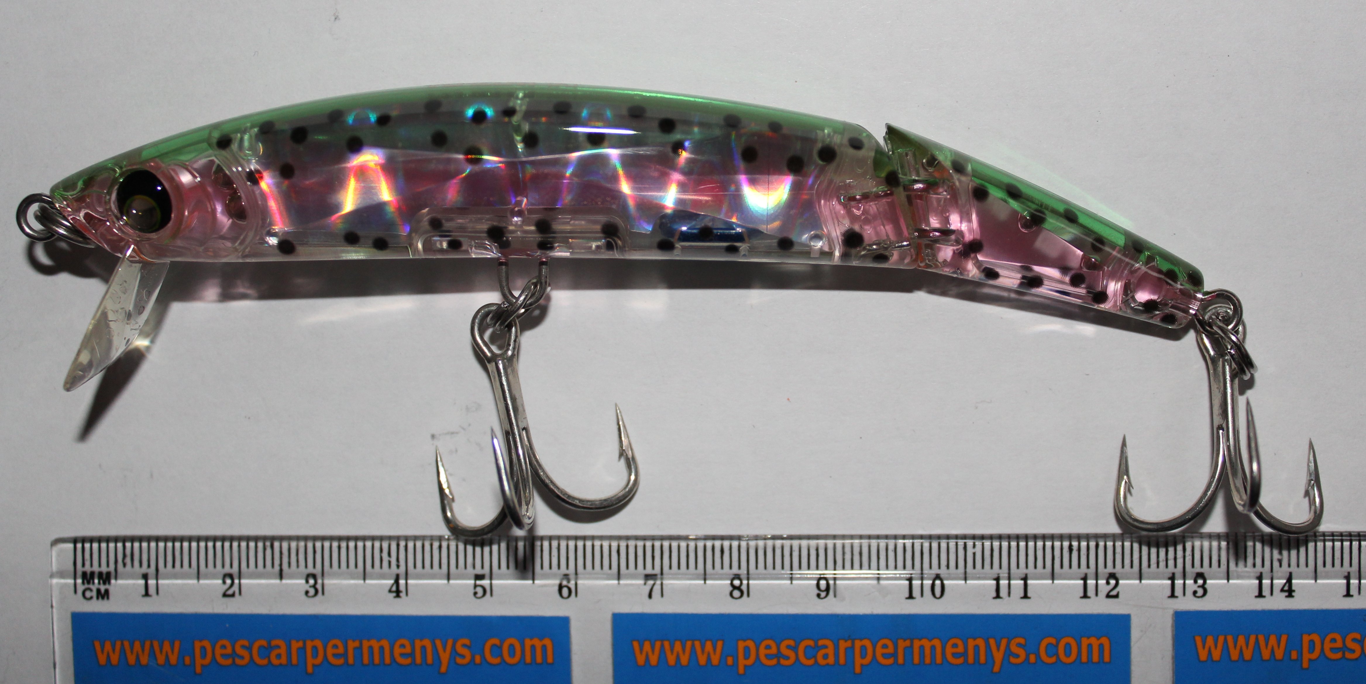 (DX)YO-ZURI CRYSTAL 3D MINNOW JOINTED F130 F1051-HNM 2