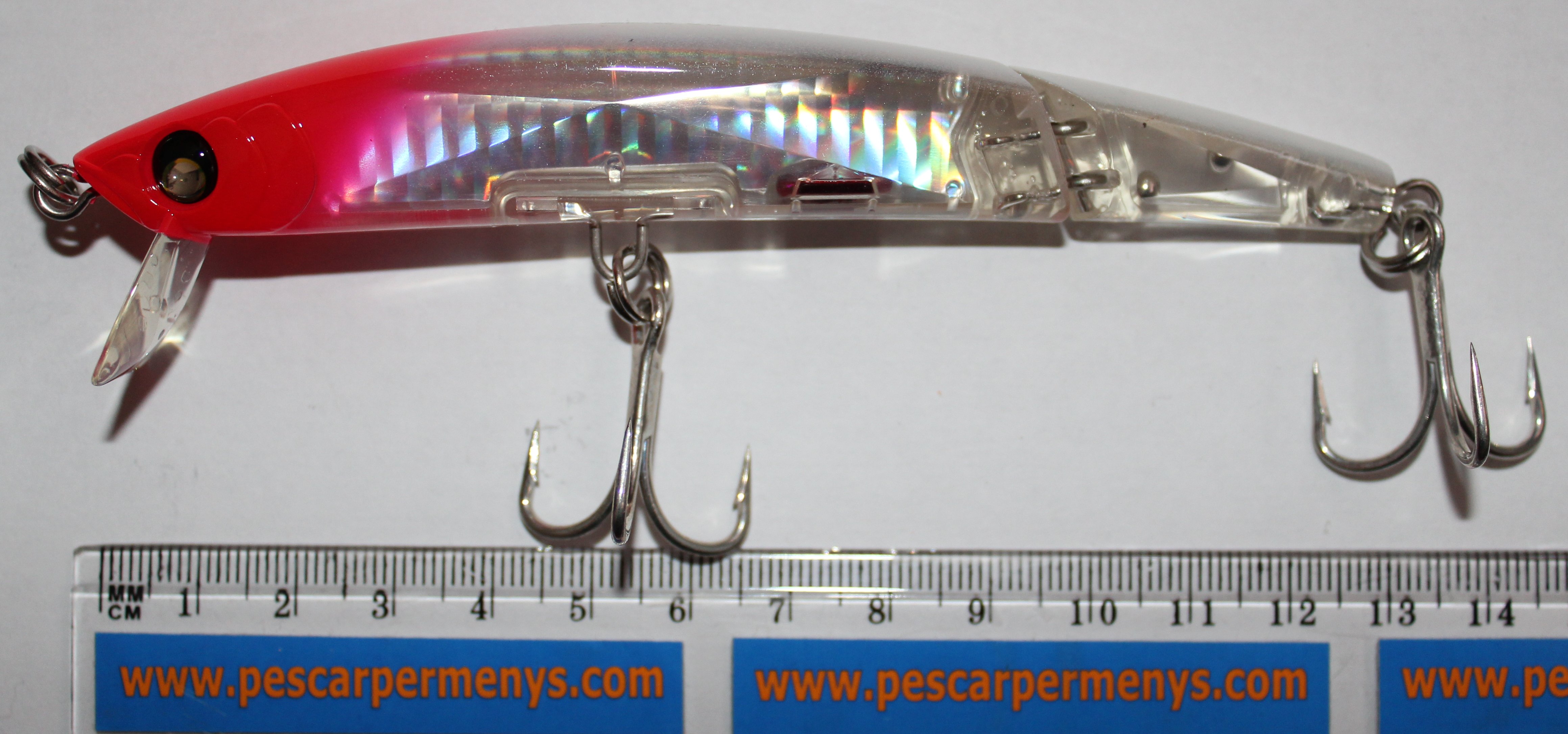 (DX)YO-ZURI CRYSTAL 3D MINNOW JOINTED F130 F1051-HRH