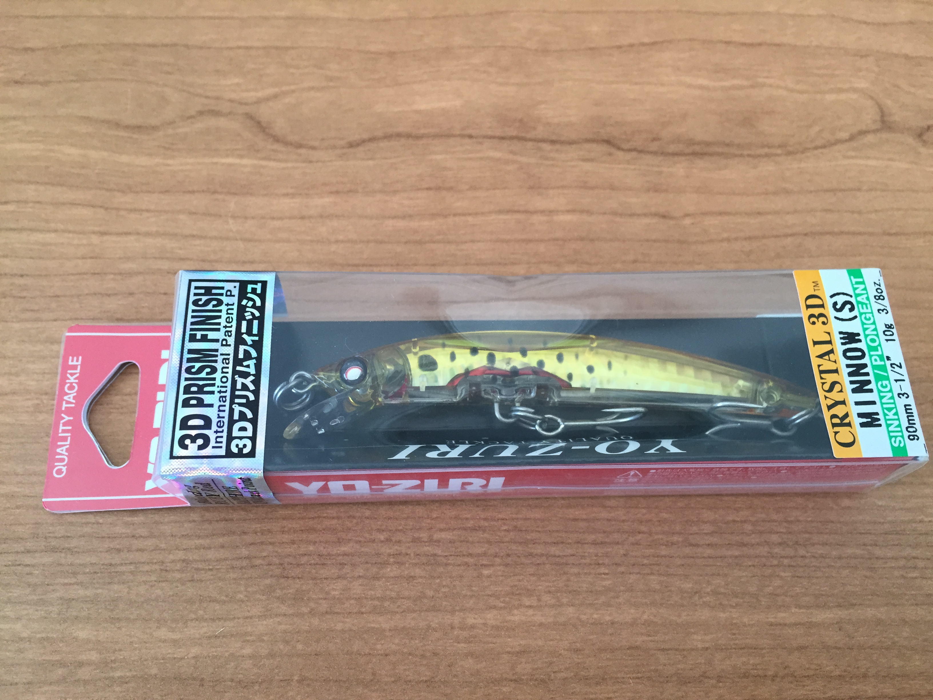 (DX)YO-ZURI CRYSTAL 3D MINNOW 90S F979-HBK