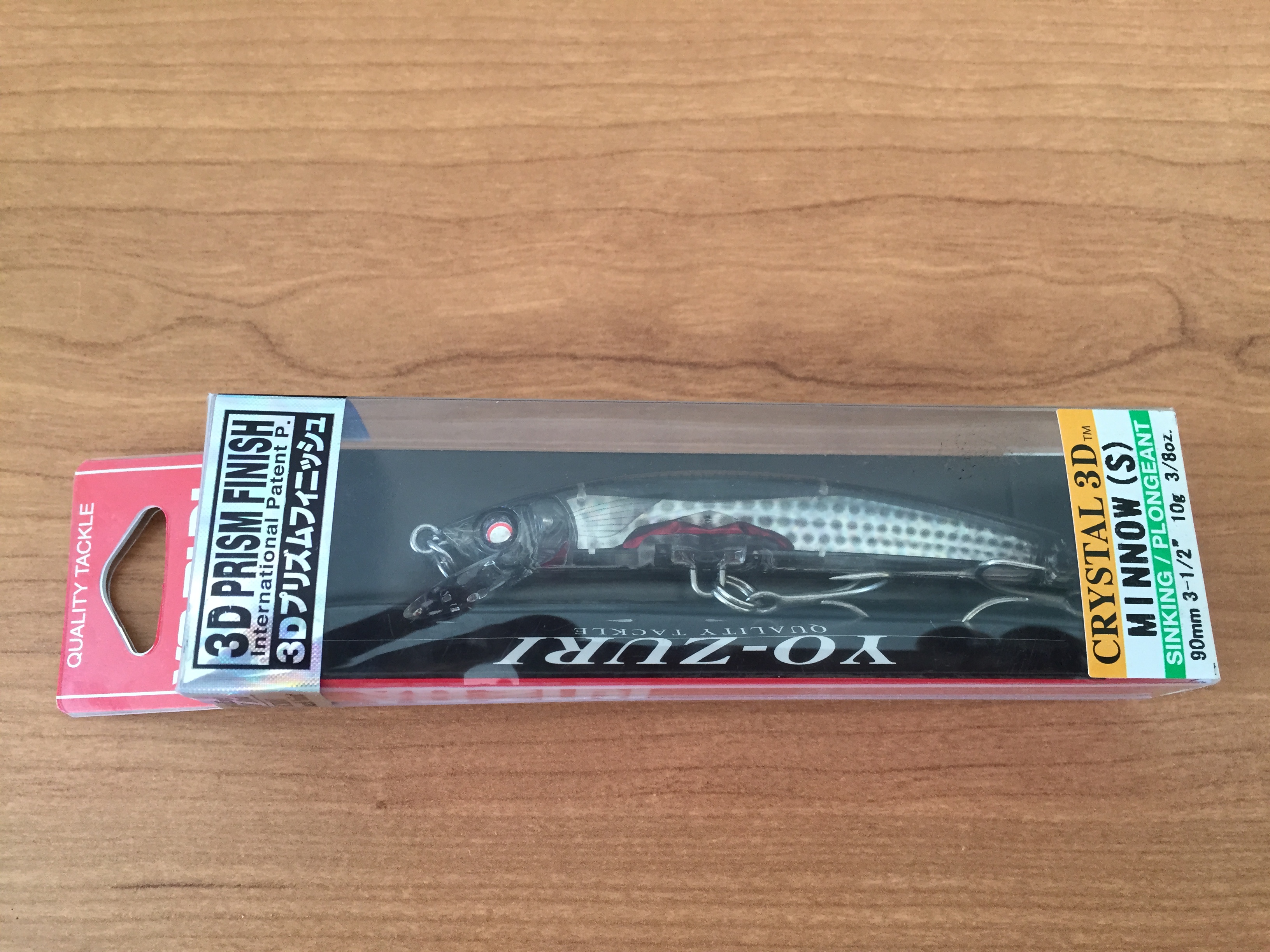 (DX)YO-ZURI CRYSTAL 3D MINNOW 90S F979-HMT