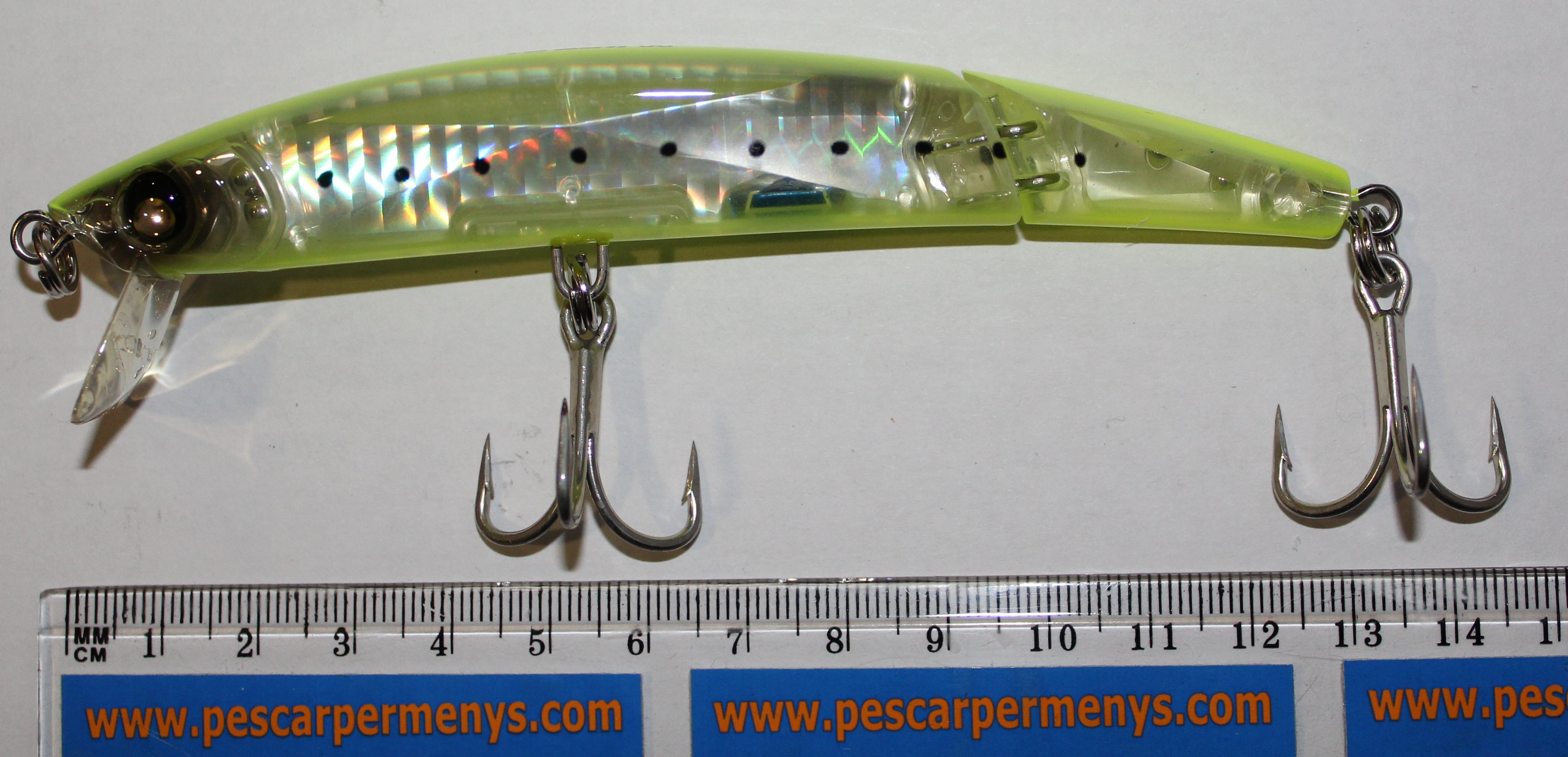 (DX)YO-ZURI CRYSTAL 3D MINNOW JOINTED F130 F1051-HCIW 3