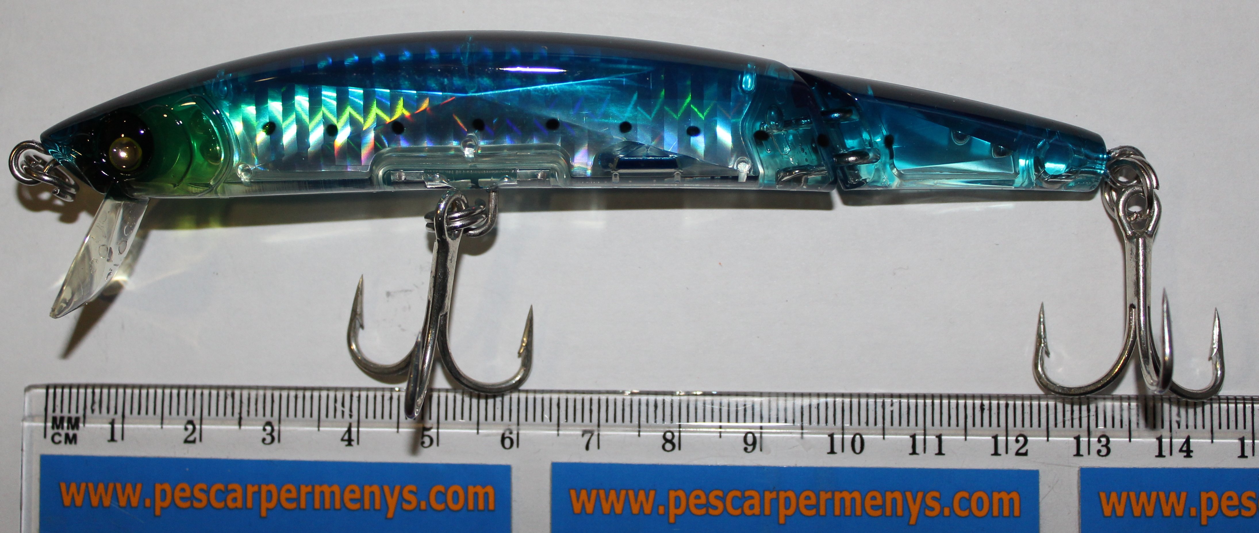 (DX)YO-ZURI CRYSTAL 3D MINNOW JOINTED F130 F1051-HIW 2