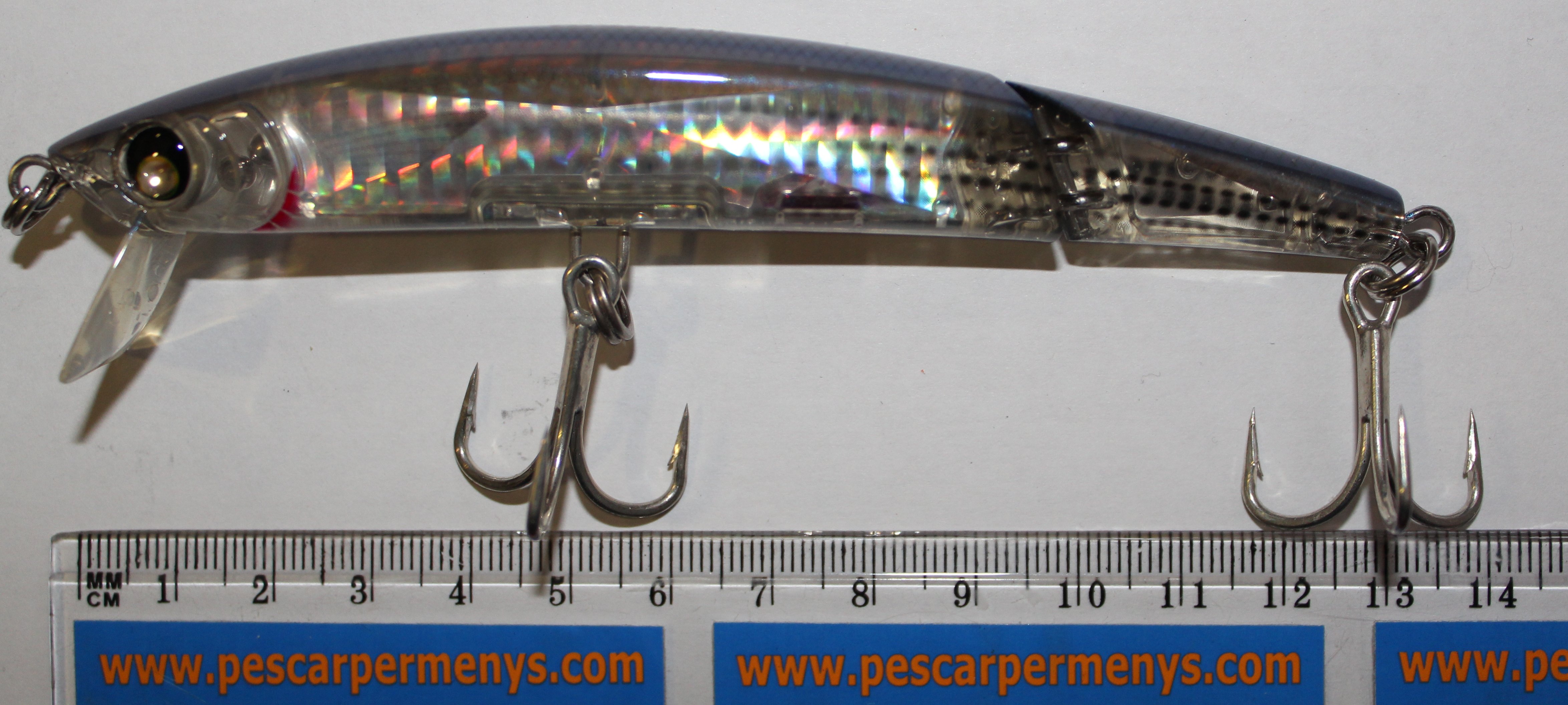 (DX)YO-ZURI CRYSTAL 3D MINNOW JOINTED F130 F1051-HMT 3