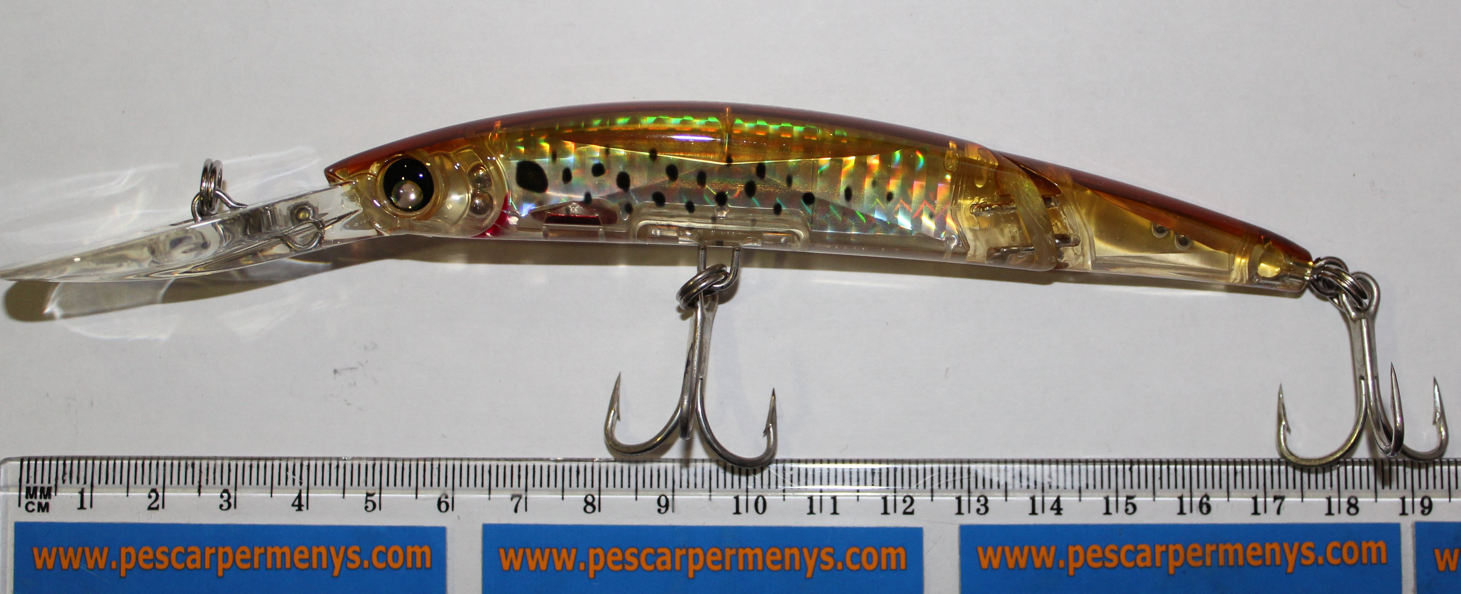 (DX)YO-ZURI CRYSTAL 3D MINNOW DEEP130 F1052-HBK