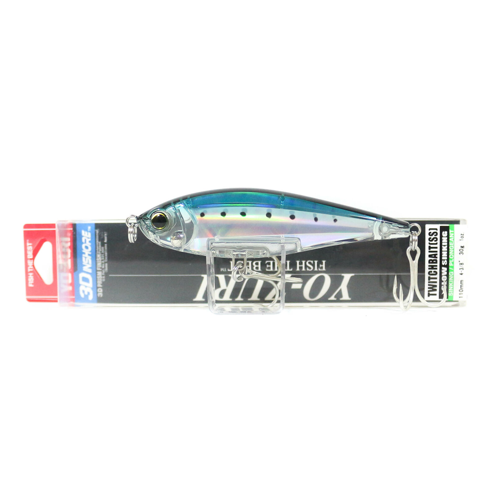 (DX)YO-ZURI 3D INSHORE TWITCHBAIT SS110 R1348-GHIW 2