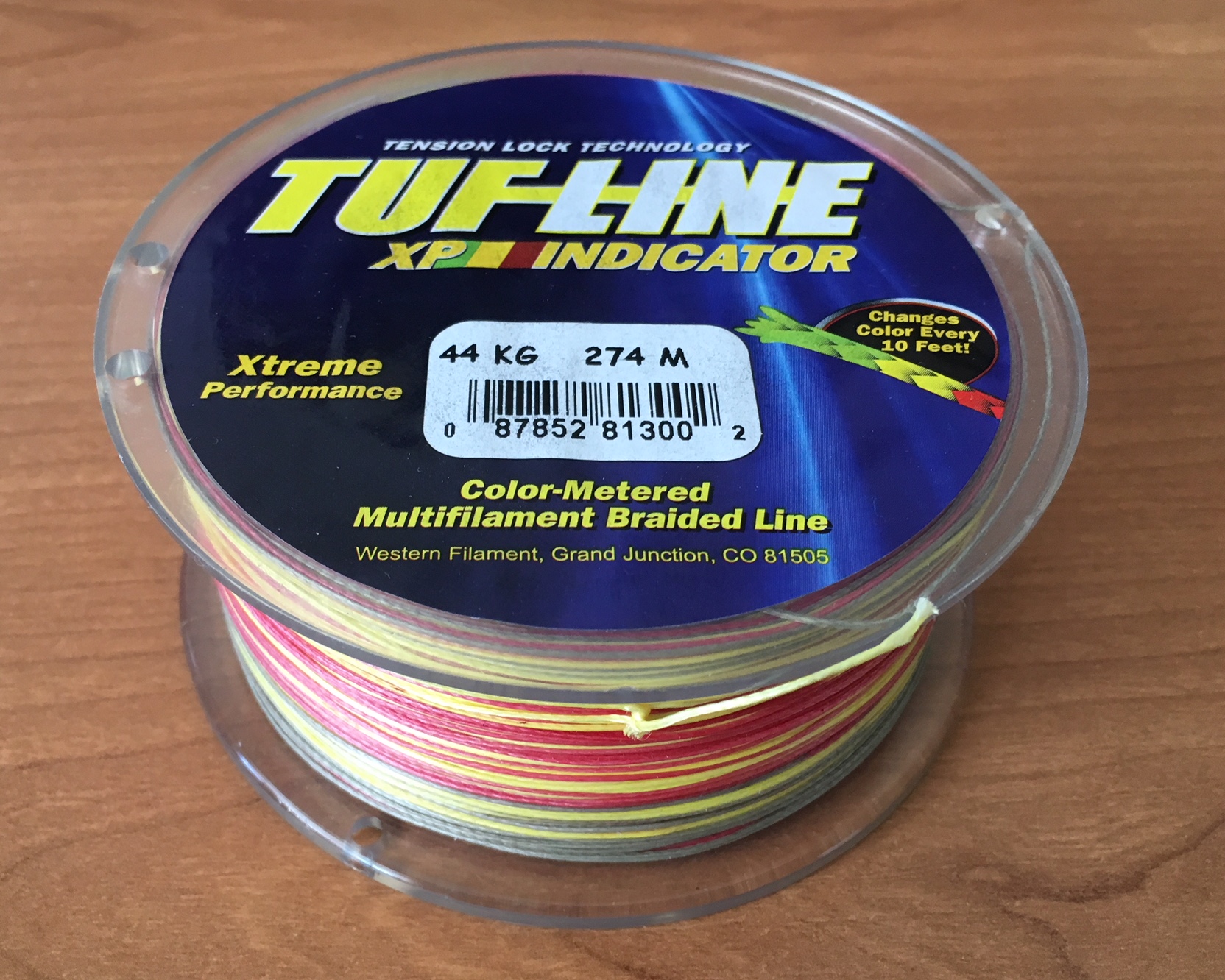 (DX)TUFLINE XP INDICATOR 0.46mm 274m 44 KG MULTICOLOR