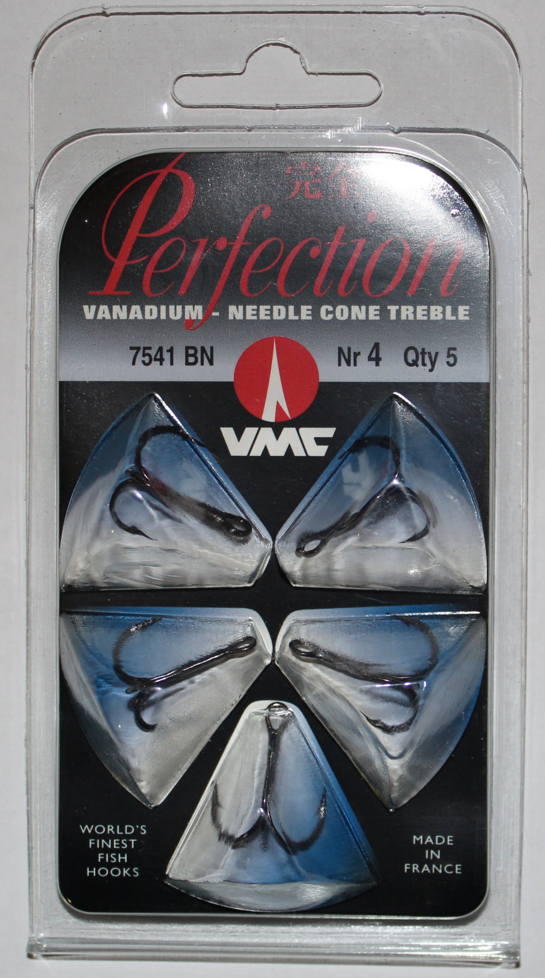 (DX)ANZUELO TRIPLE VMC V7541BN PERFECTION Nº4 (5 un)