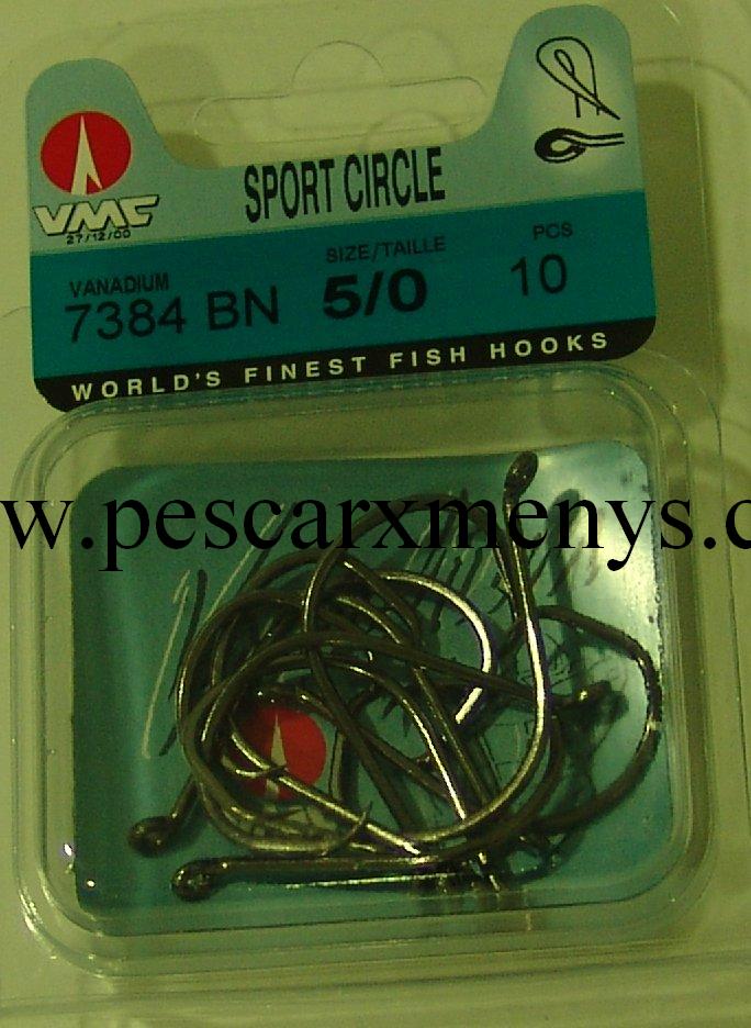 ANZUELO VMC 7384 SPORT CIRCLE BN 5/0 (10unid)