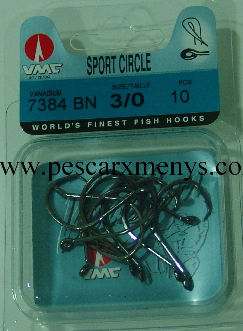 ANZUELO VMC 7384 SPORT CIRCLE BN 3/0 (10unid)