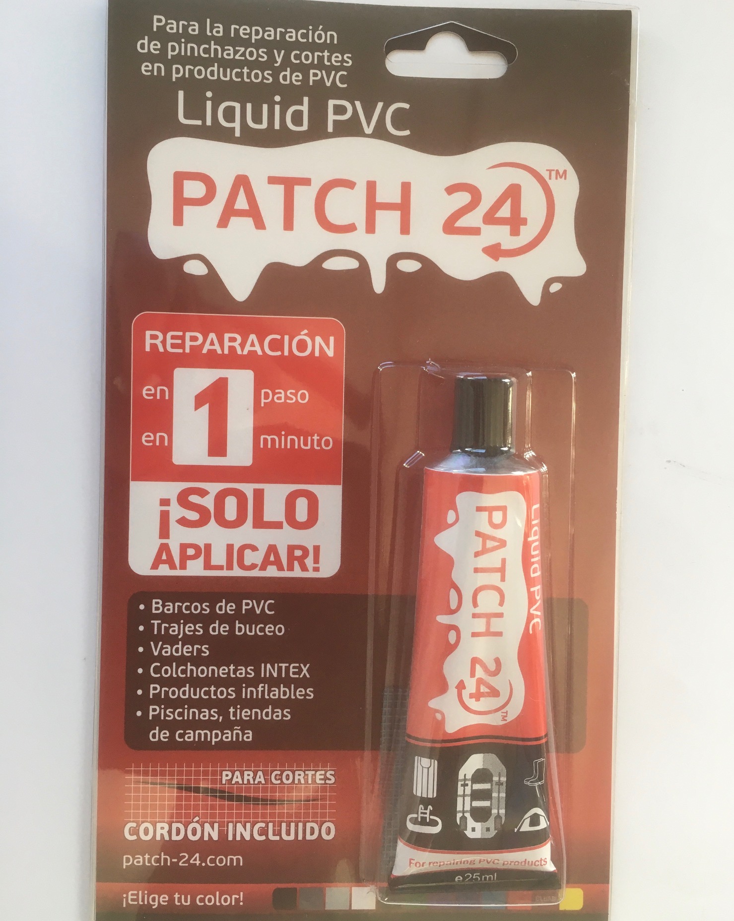 PEGAMENTO PARA PVC PATCH 24 LIQUID PVC BLACK 25ml