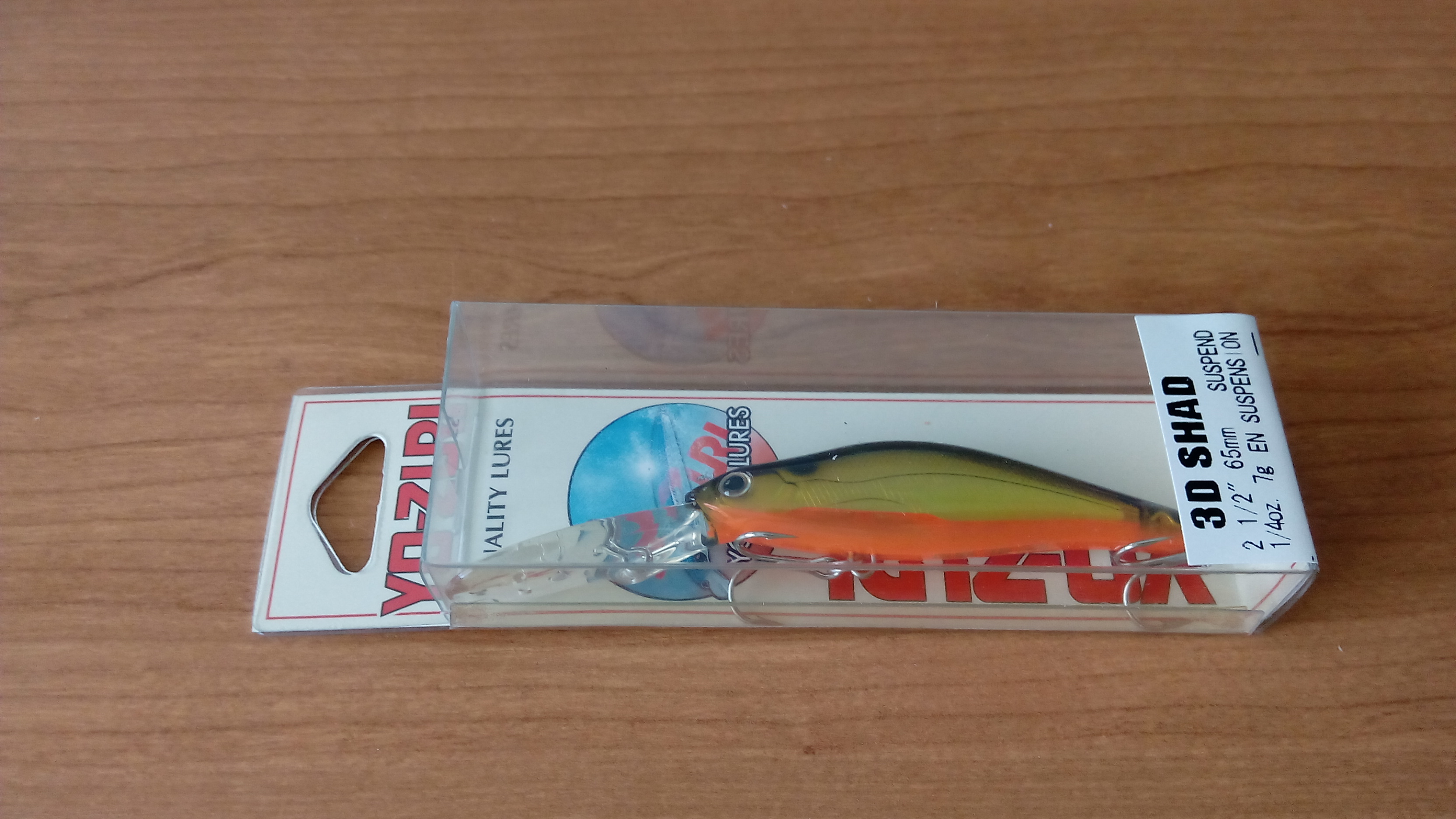 (DX)YO-ZURI 3D SHAD (SP) 65 F622-GBL 2
