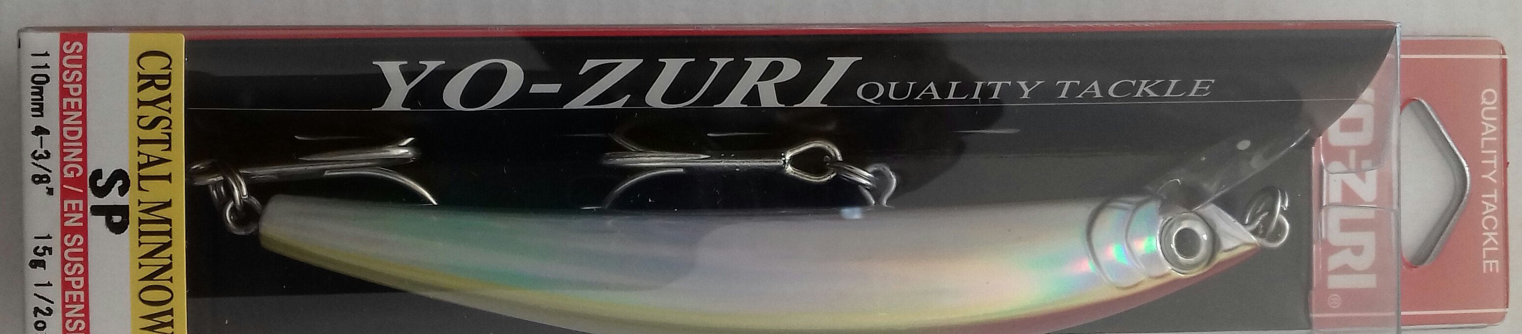 (DX)YO-ZURI CRYSTAL MINNOW SP110 R468-CR