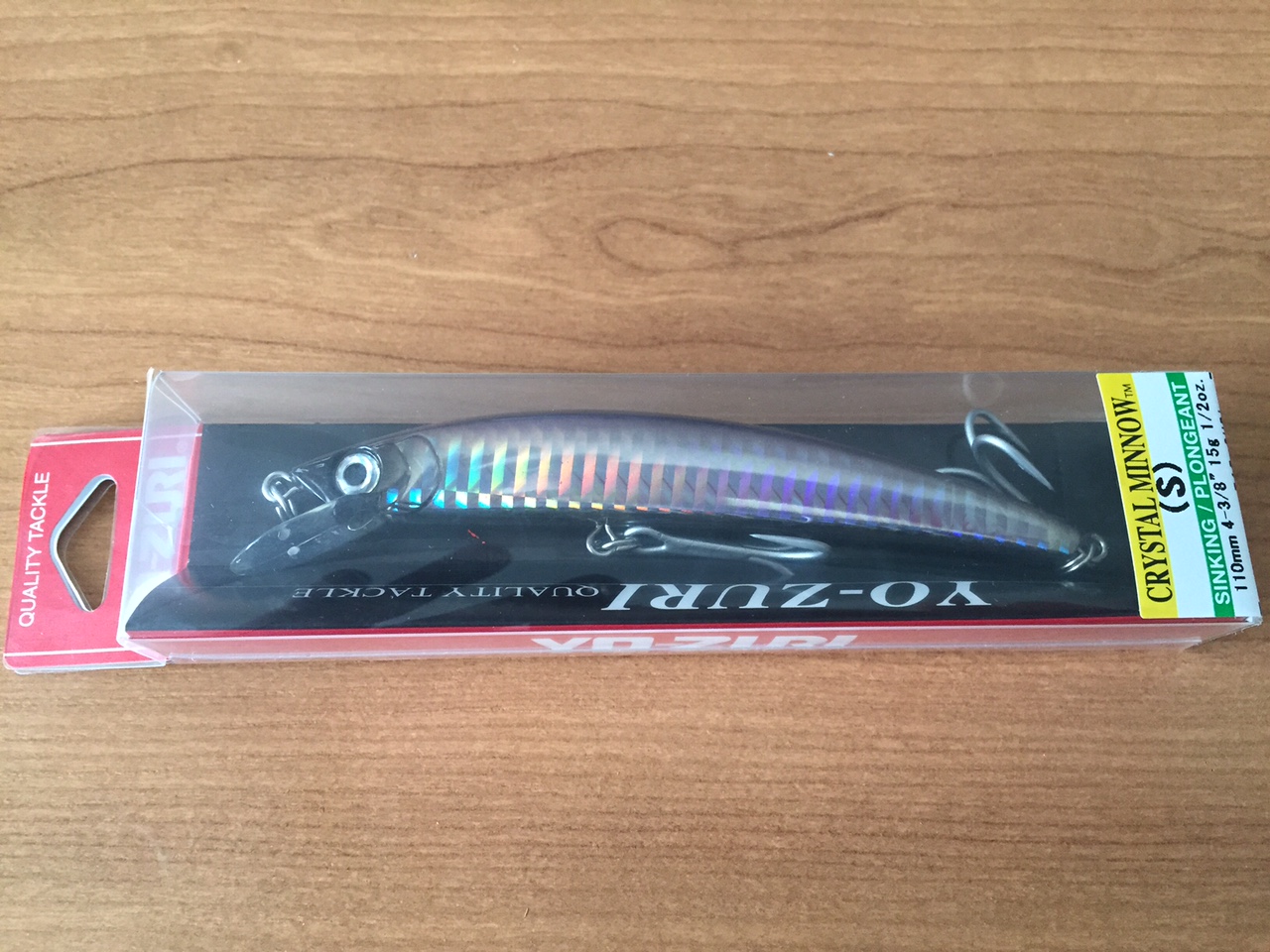 (DX)YO-ZURI CRYSTAL MINNOW S110 F10-GHBL