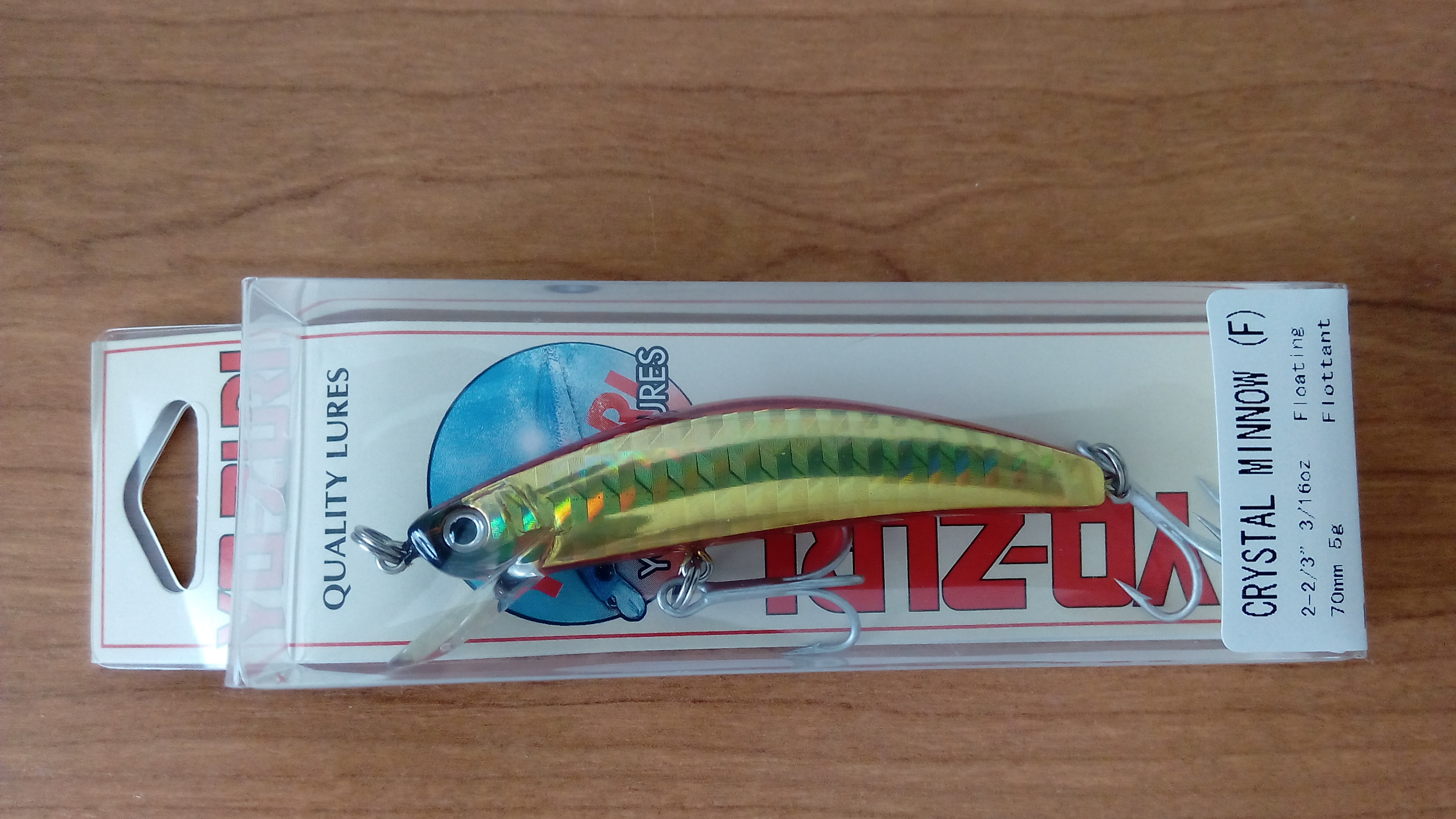 YO-ZURI CRYSTAL MINNOW F 70 R836-GHBR 3
