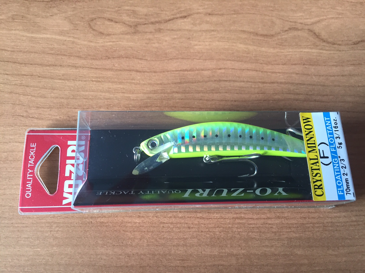 YO-ZURI CRYSTAL MINNOW F 70 R836-GHCS