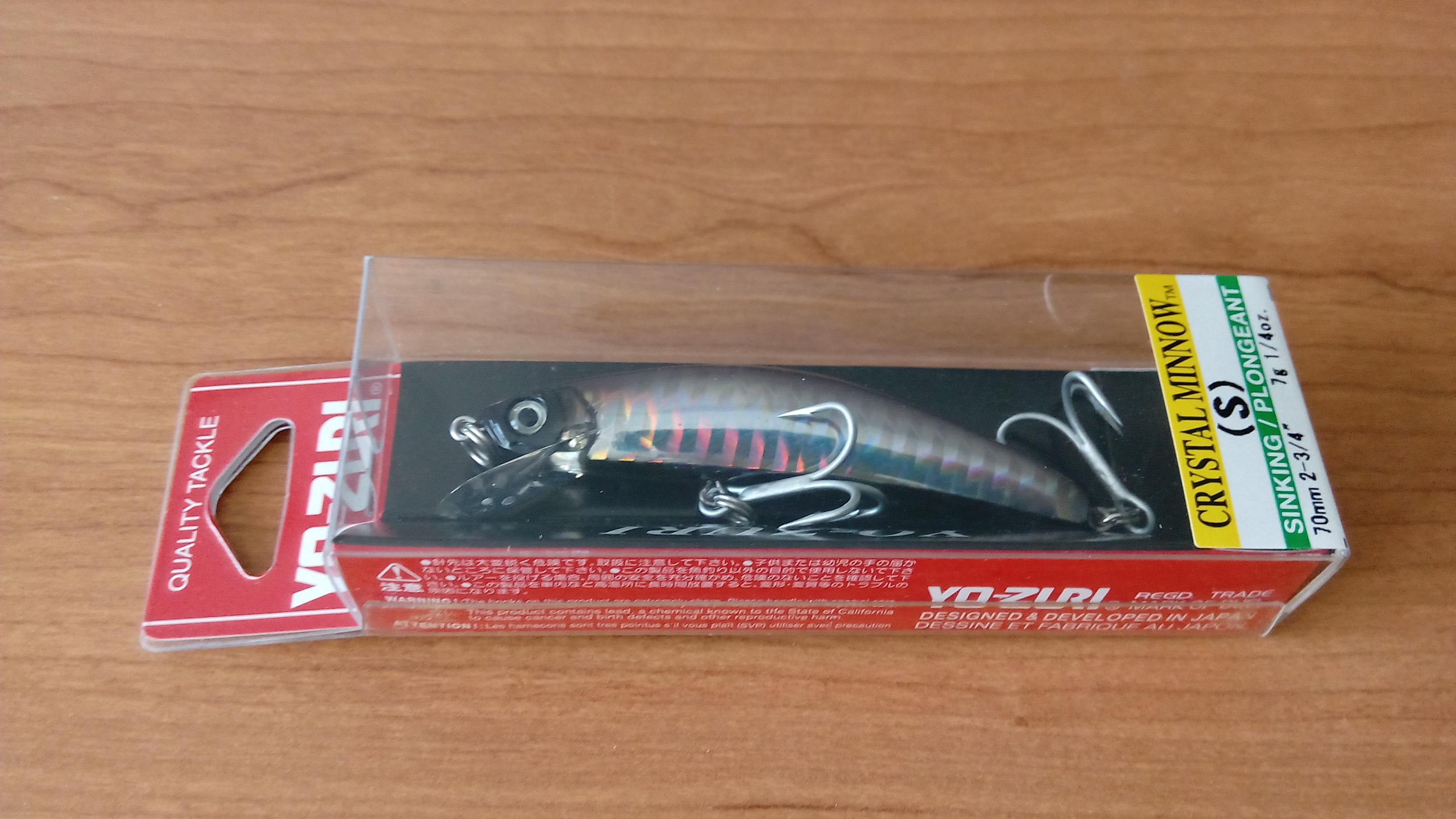 (DX)YO-ZURI CRYSTAL MINNOW S70 R835-GHBL