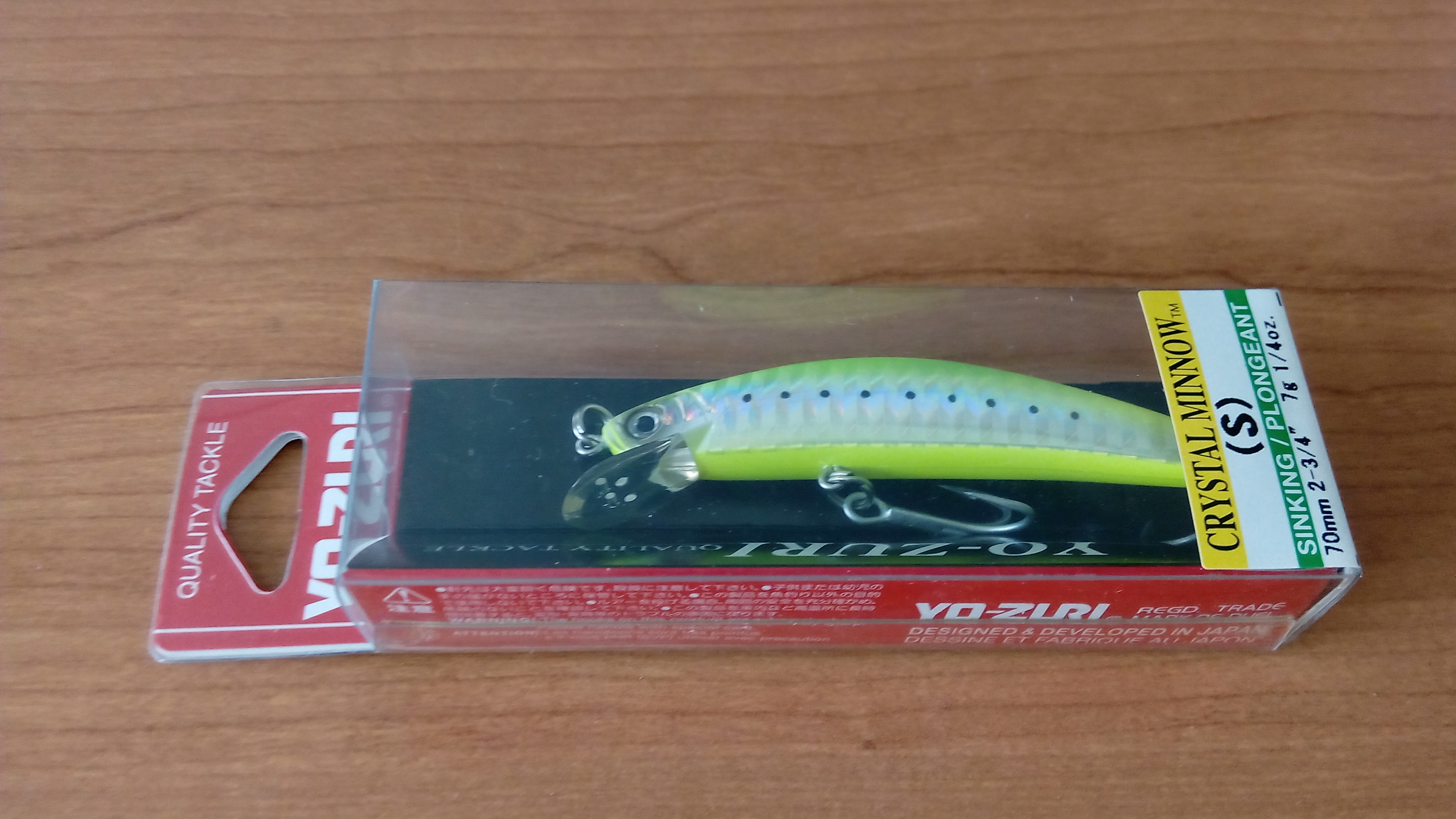 (DX)YO-ZURI CRYSTAL MINNOW S70 R835-GHCS