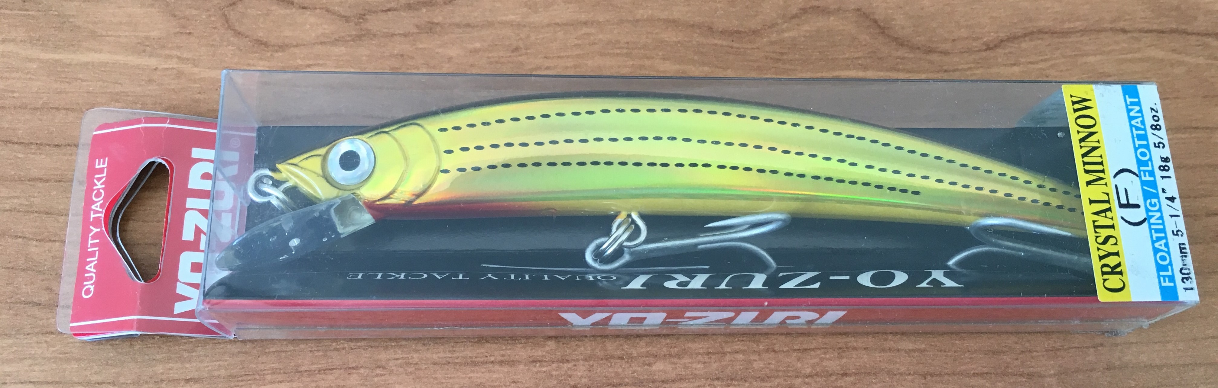 (DX)YO-ZURI CRYSTAL MINNOW F130 F8-HYMT